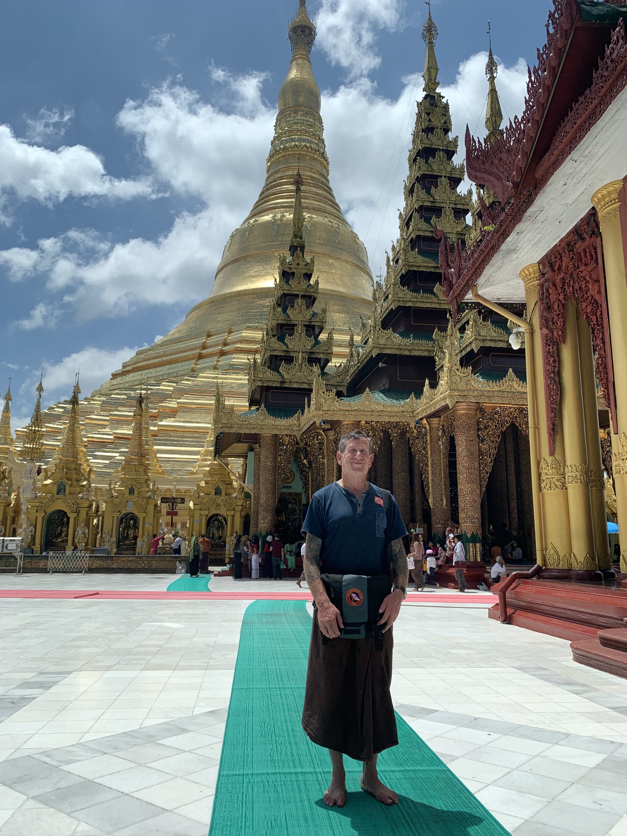 Jimmy Friedman in Yangon, Myanmar teaching self defense seminar