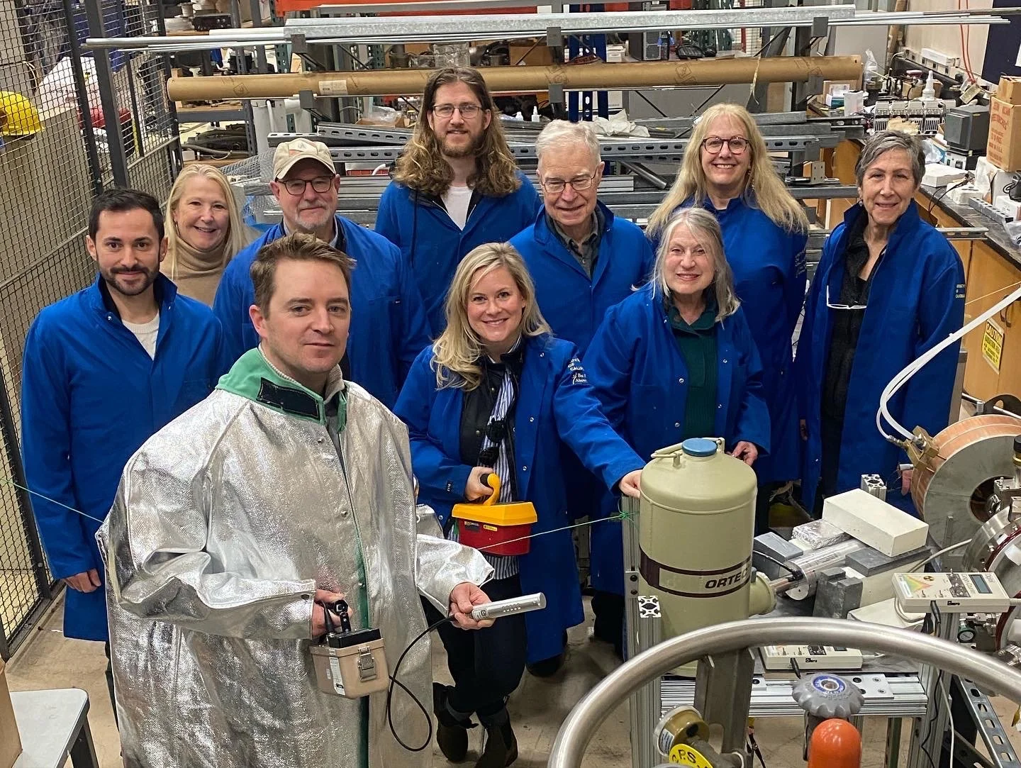 Ryan Weed leading a Chapter Field Trip at the UC Berkeley Nuclear Research Facility