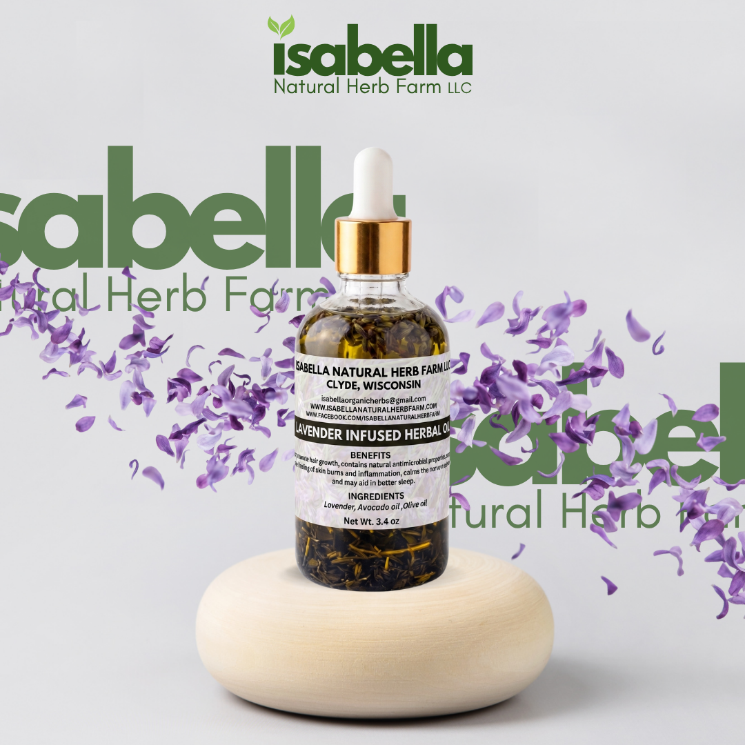LAVENDER INFUSED HERBAL OIL 3.4 oz