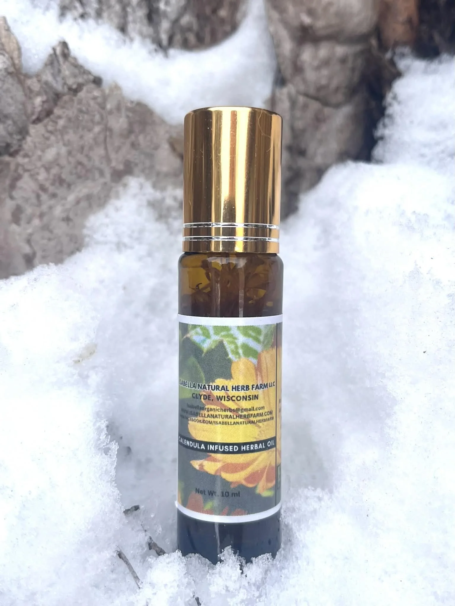 CALENDULA  INFUSED HERBAL OIL 10 ml.