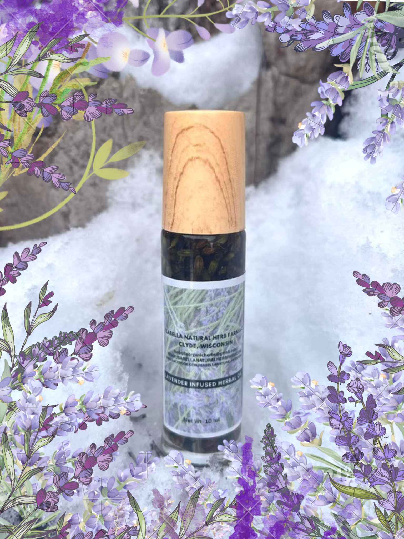 LAVENDER INFUSED HERBAL OIL 10 ml