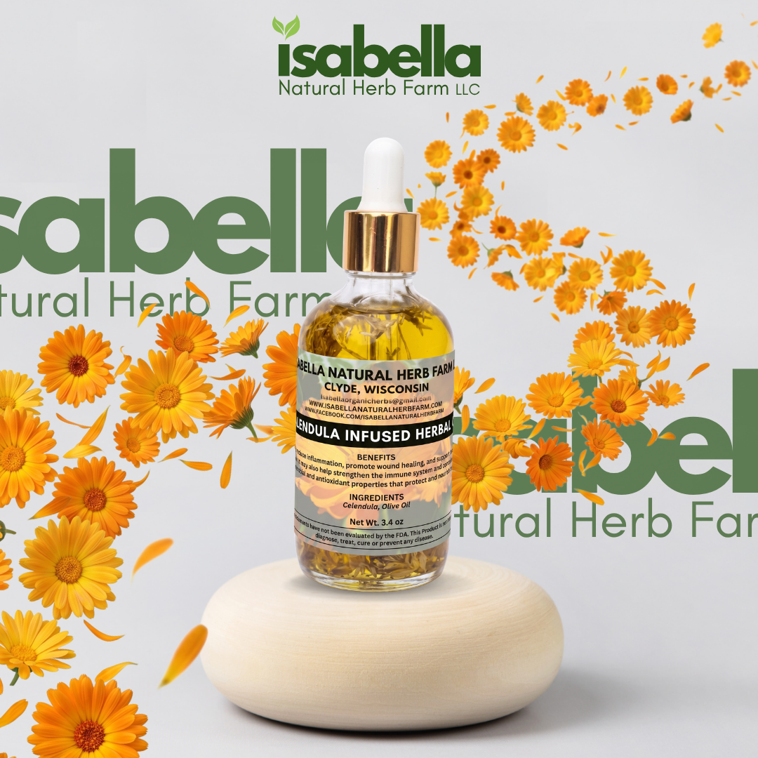 CALENDULA INFUSED HERBAL OIL 3.4 oz
