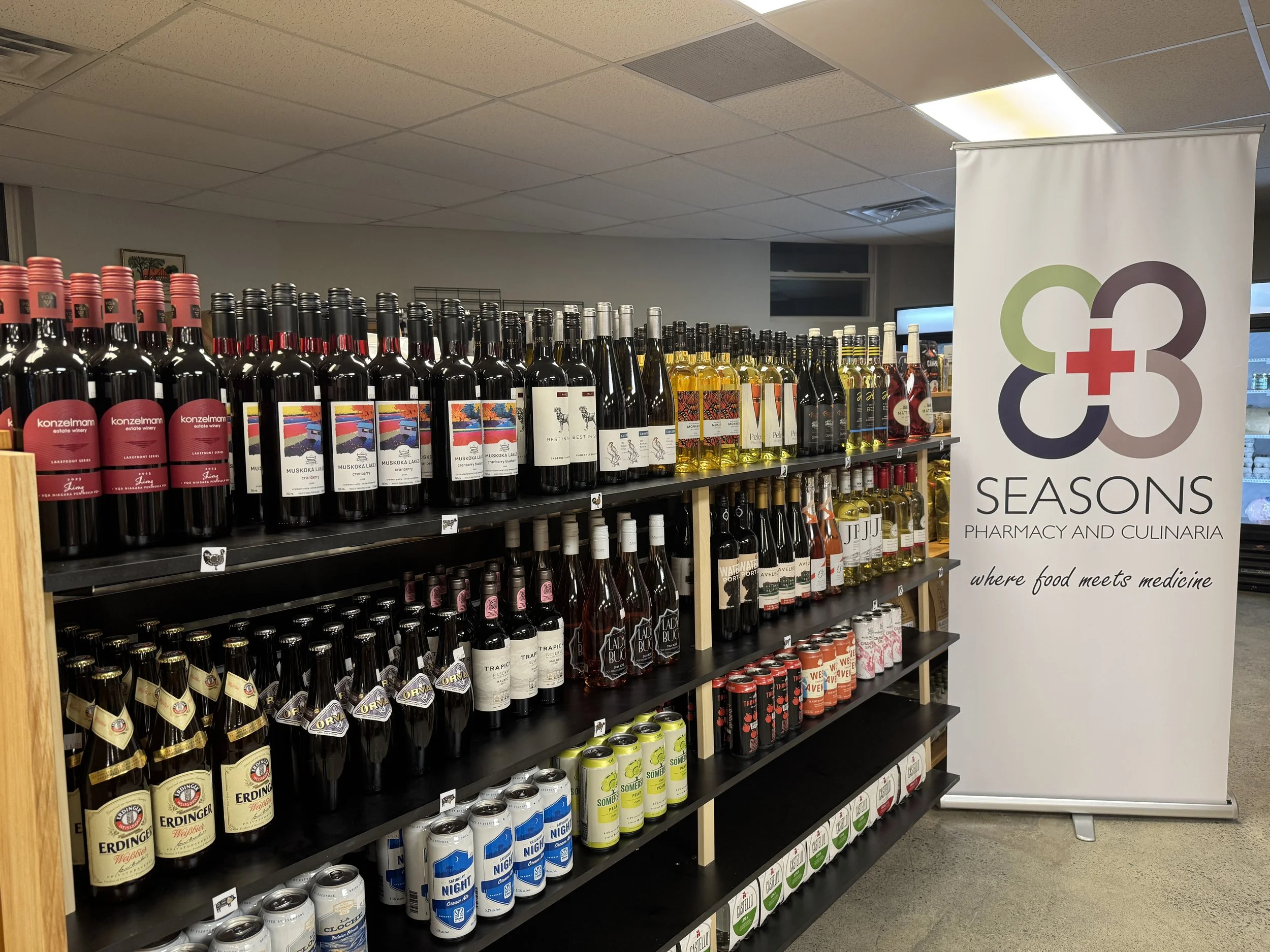 wine, beer and cider now available!  upcoming events