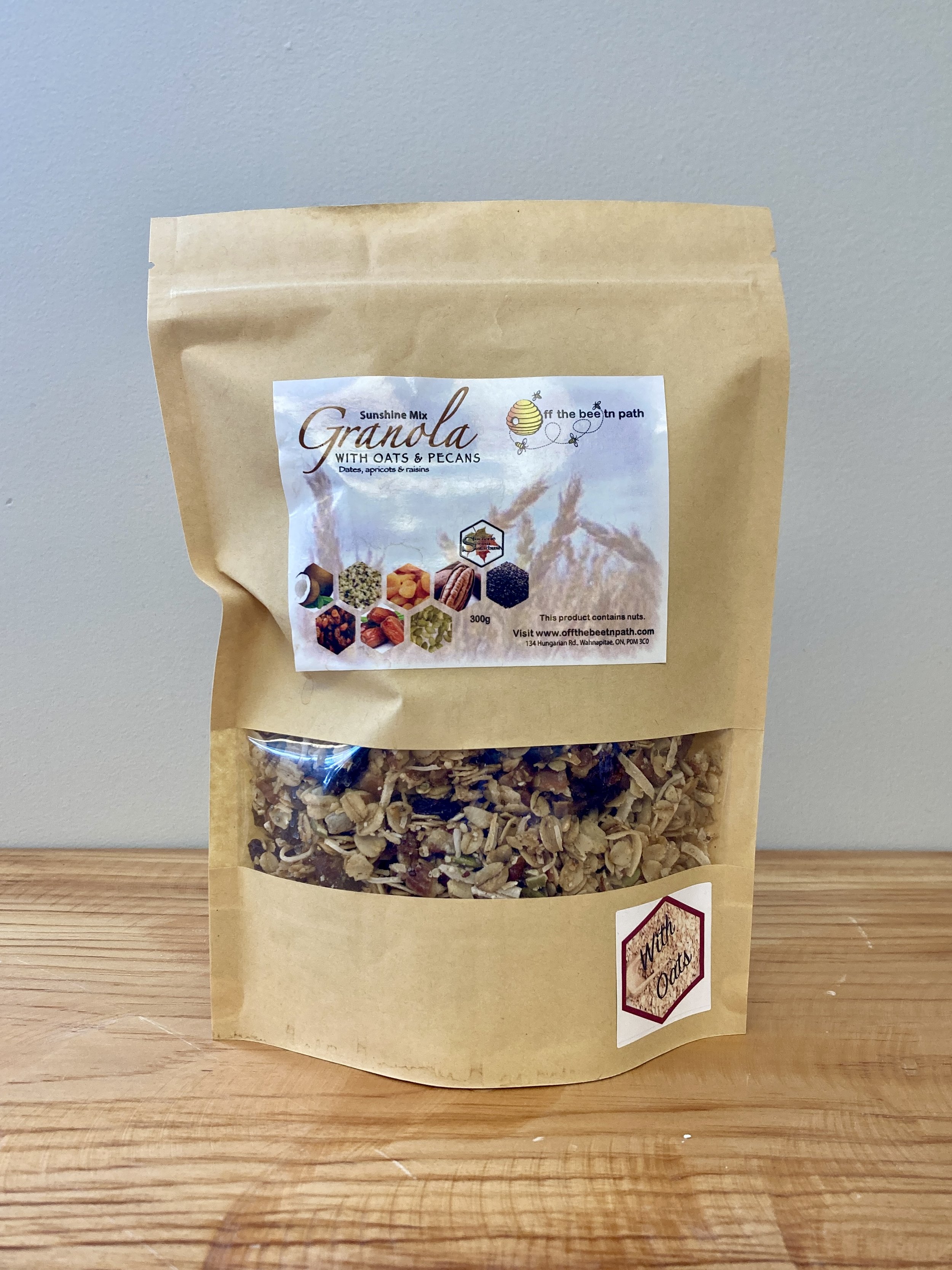Sunshine Mix Oat Granola - Off the Bee'tn Path