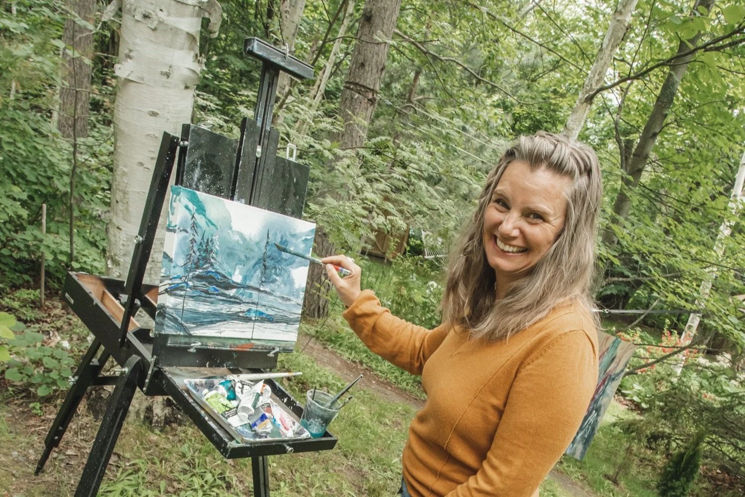 Gillian Schultze:  Guided By Nature Mixed Media Art Class on February 26, 2026 6:30-9:30