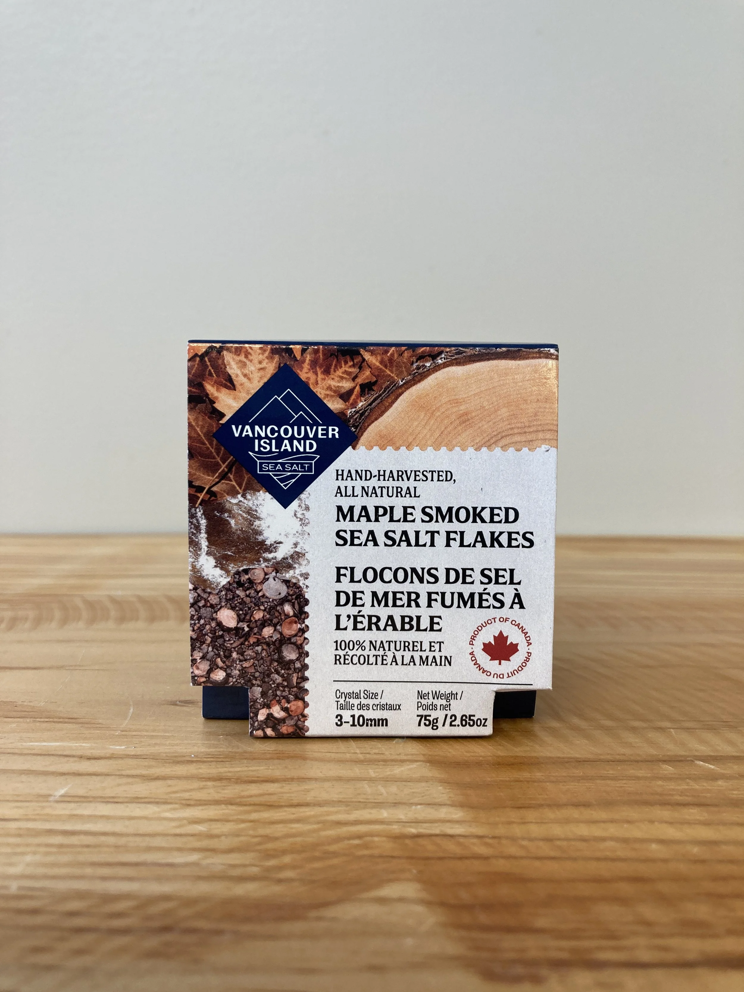 Maple Smoked Sea Salt 75g - Vancouver Island Sea Salt
