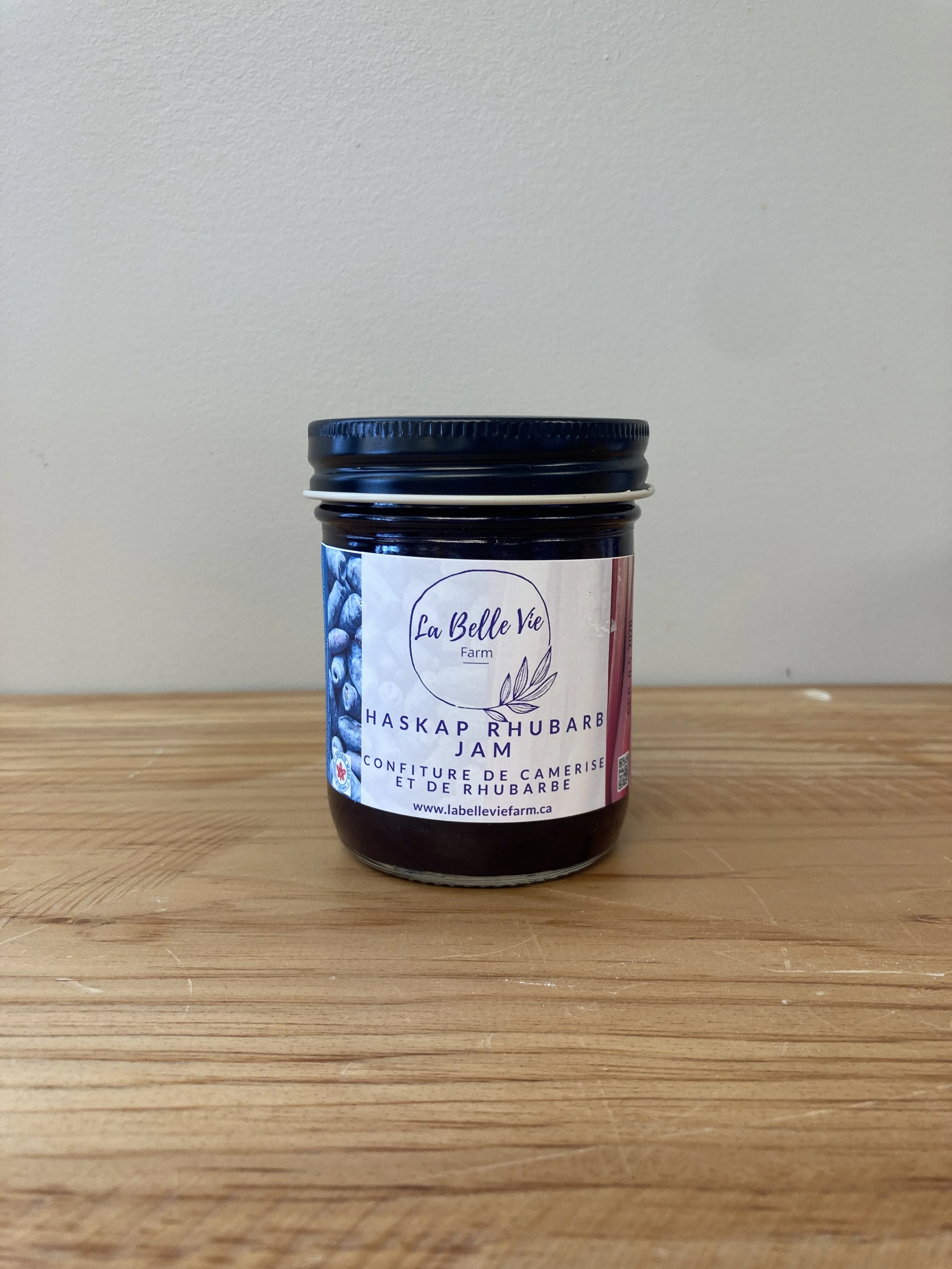 Haskap Rhubarb Jam - La Belle Vie