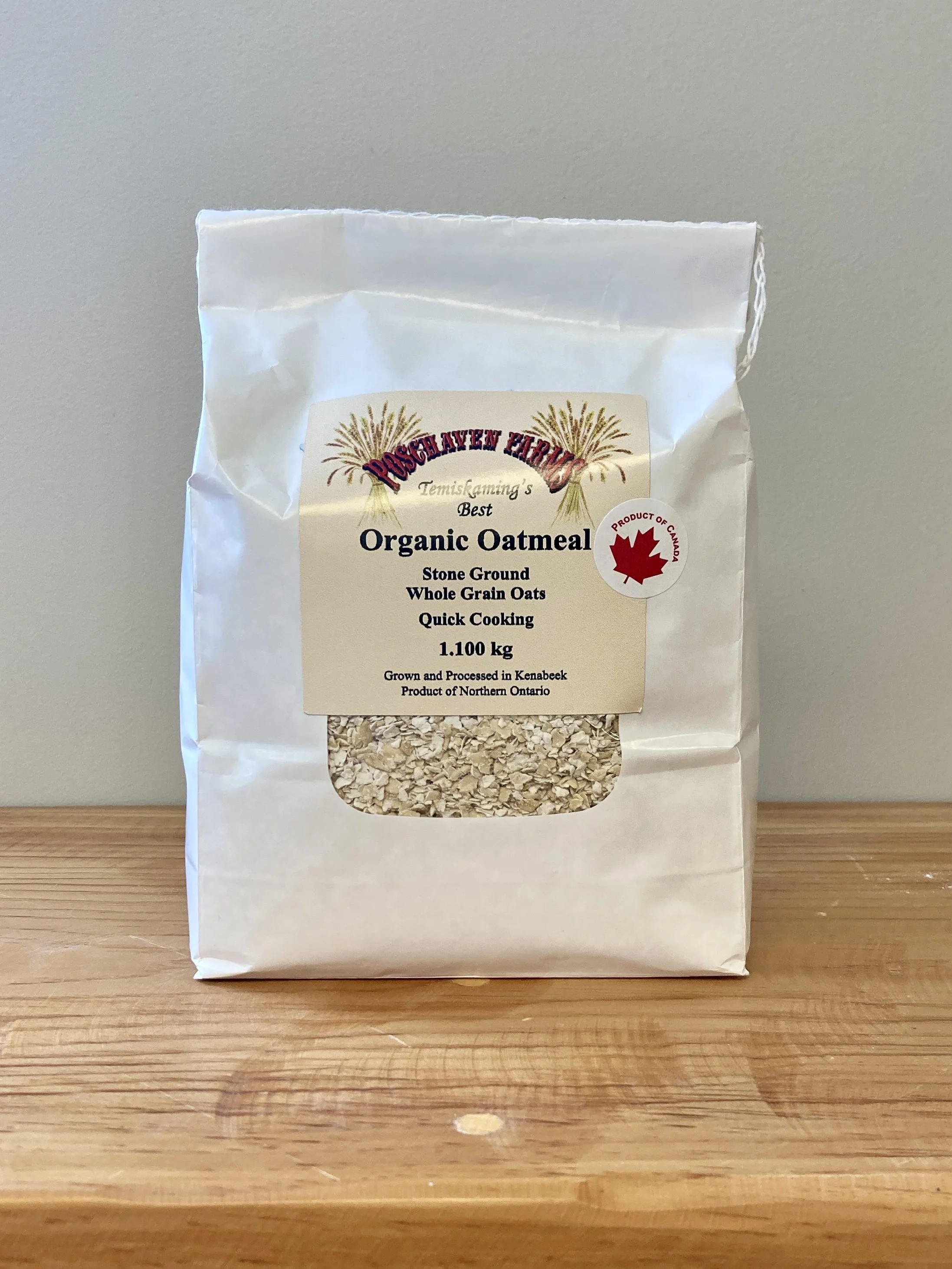 Quick-Cooking Stone-Ground Oats - Poschaven