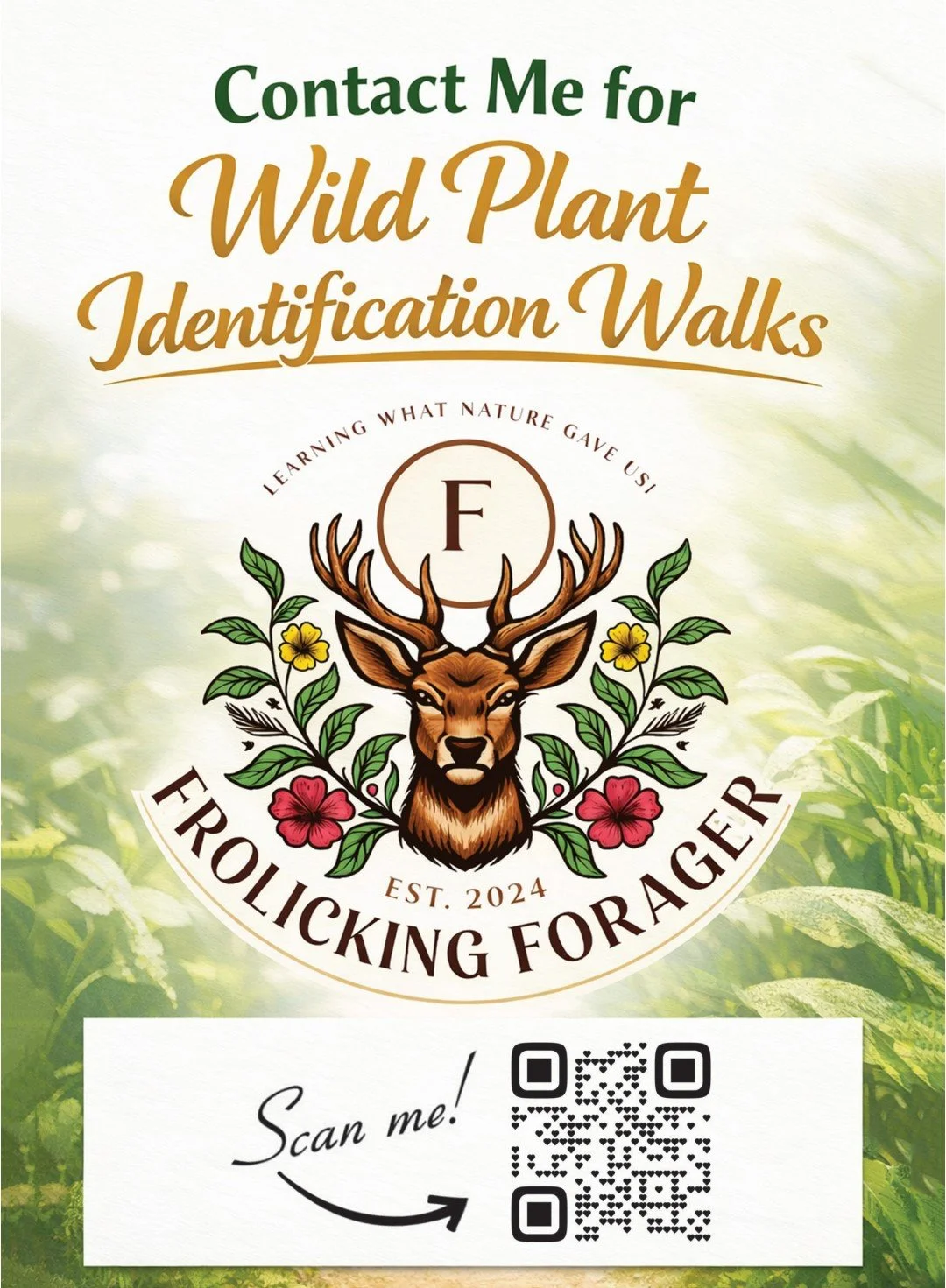 Frolicking Forager Herb Walk on August 22/2026