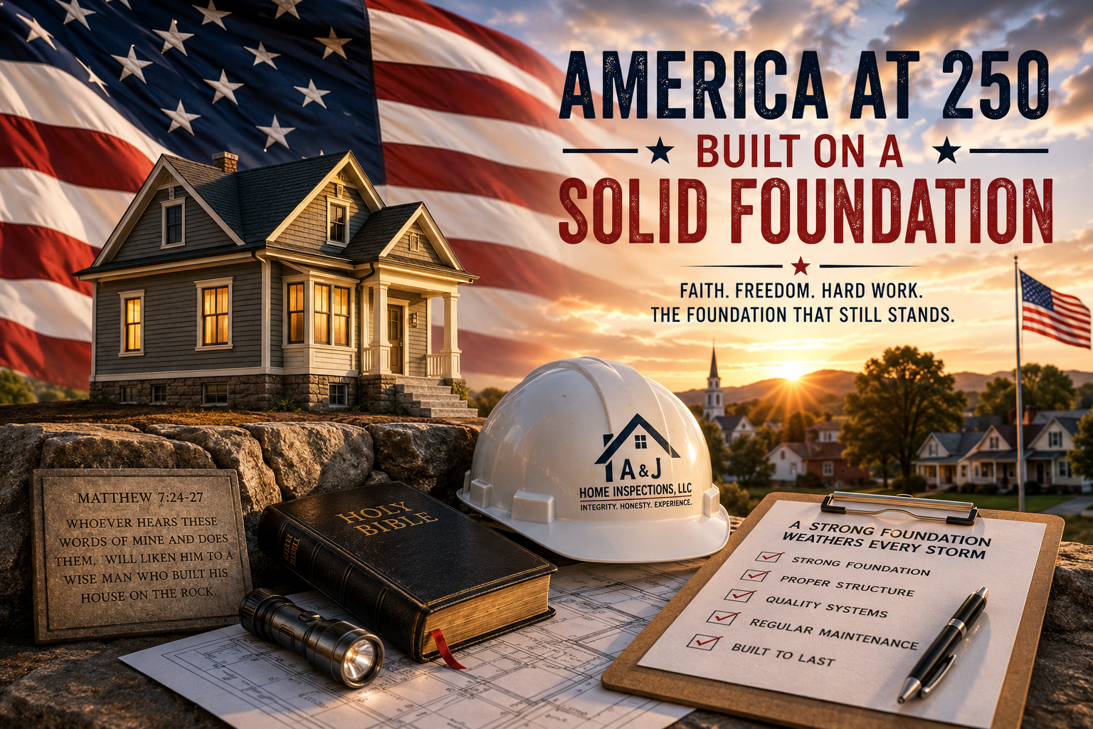 Happy 250th Birthday, America: A Home Inspector's Letter to Our Nation