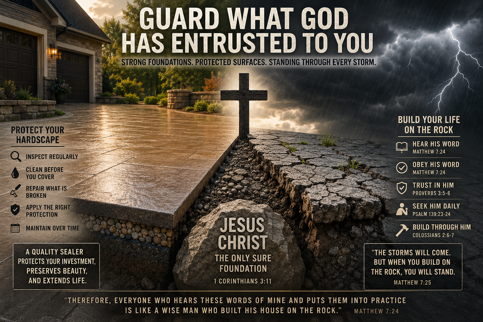Concrete &amp; Hardscape Sealing: Protecting Your Foundation