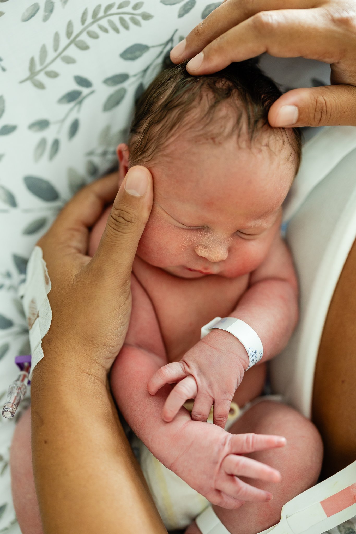 tiny baby right after birth in memphis tn hospital 