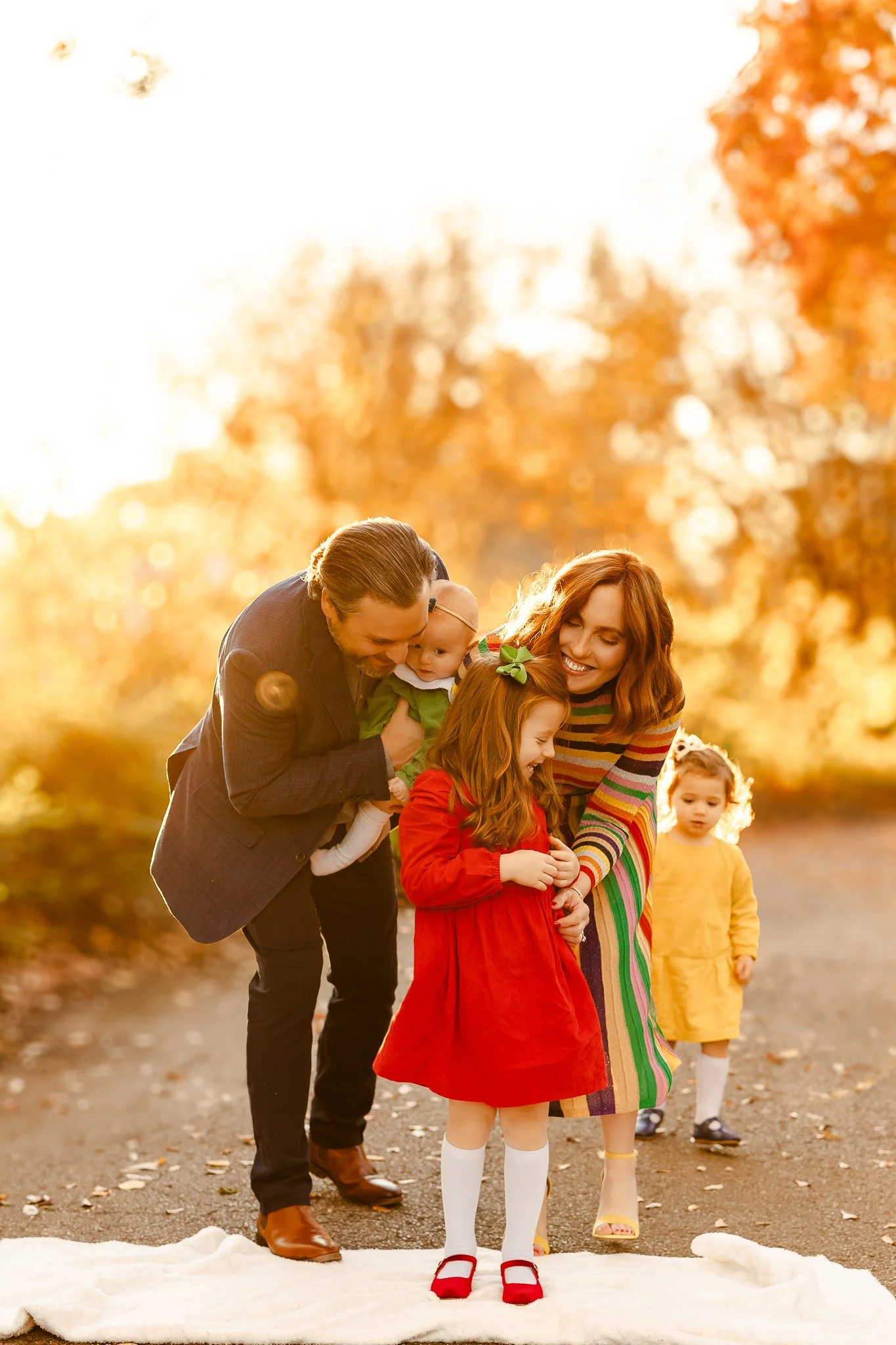 Family Photography at Sunset by Caitlin Ross in Memphis Tennessee