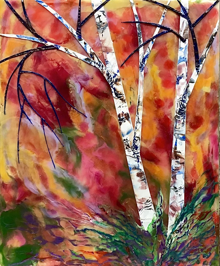 Robbin Pulver_Autumn Birch Trees_2023 - innerspiritartworks_byrobbin@yahoo.com.jpeg