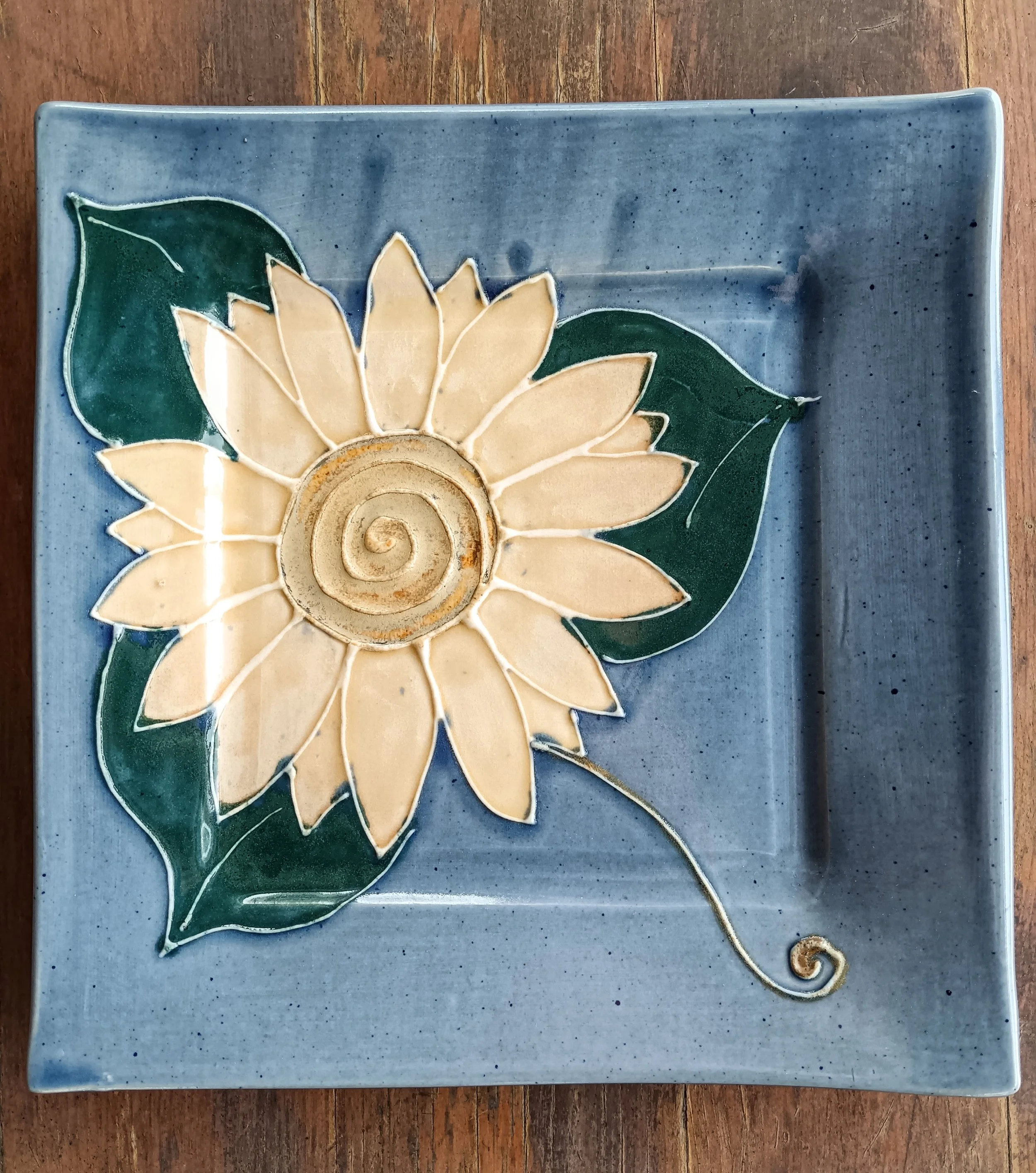 Sunflower plate - Barbara Zimmermann.jpg