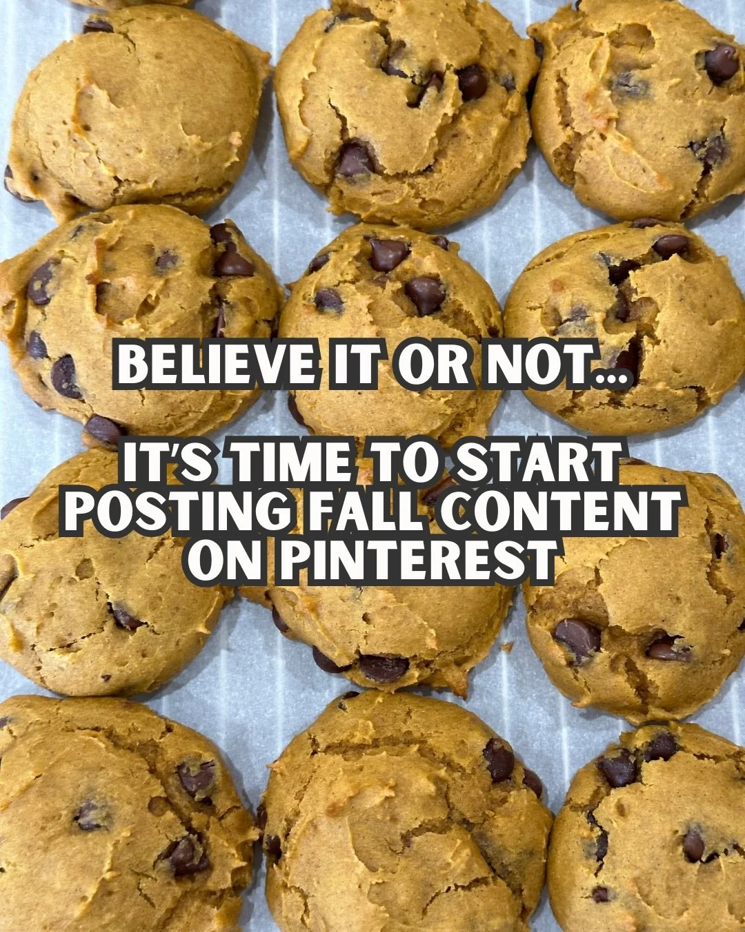 Believe it or not&hellip;

It takes about two months for your recipe pins to be seen on Pinterest so it is time to start posting for fall recipes NOW.

I know, I know. Dia, it&rsquo;s not even August yet!

Listen, even stores like @michaelsstores has
