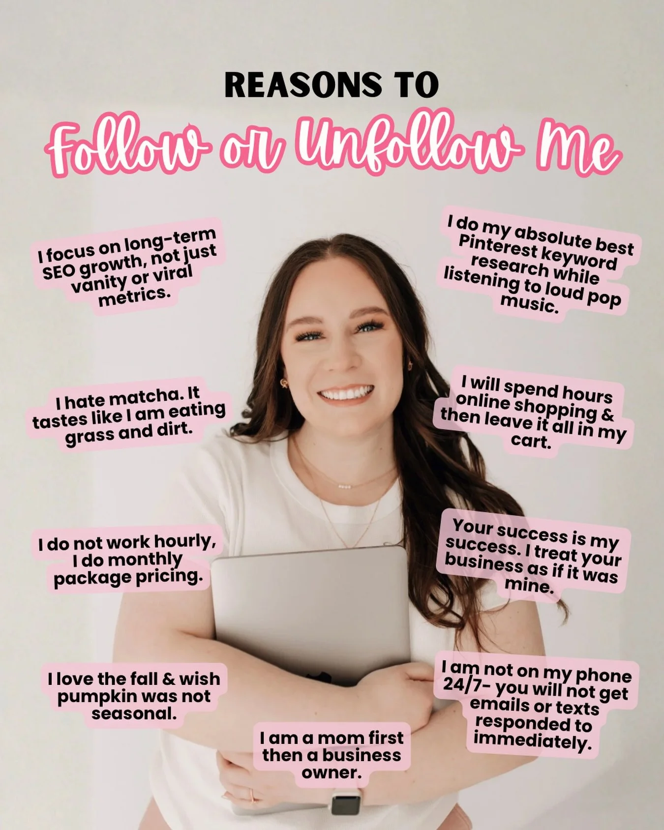 Reasons to follow&hellip; or unfollow me😂

I know I may ruffle a few feathers with a couple of these🤭

So&hellip; are you staying?😉