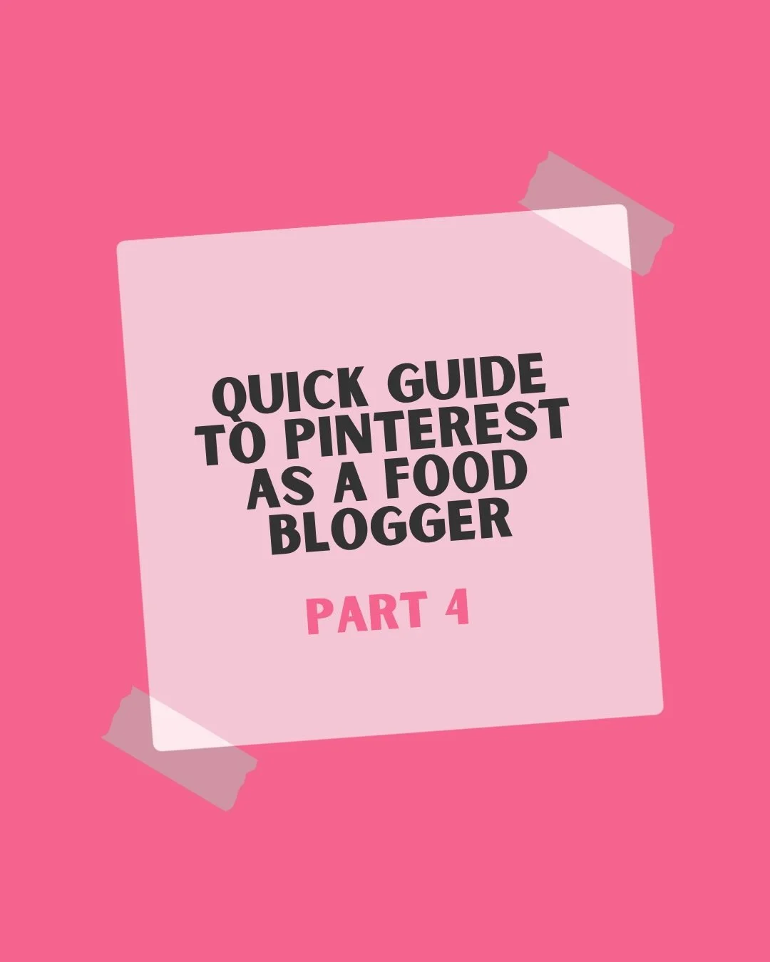 Save this when you are ready to design recipe pins📌

Part 4 of my Pinterest guide as a food blogger: how to design click-worthy pins

Feeling overwhelmed by this? I can help you &amp; your recipes get seen!

Not ready to outsource but still need exp