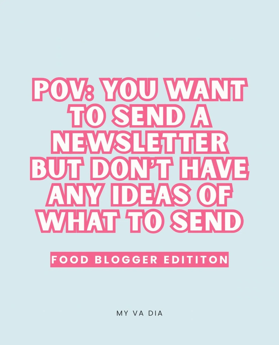 This is for when you need some email inspo when you are in a creative stump.

I get it.

Sending emails is just ANOTHER thing to add to your to-do list, but hear me out.

Your email list is the only thing you really own, so why not put in the time an