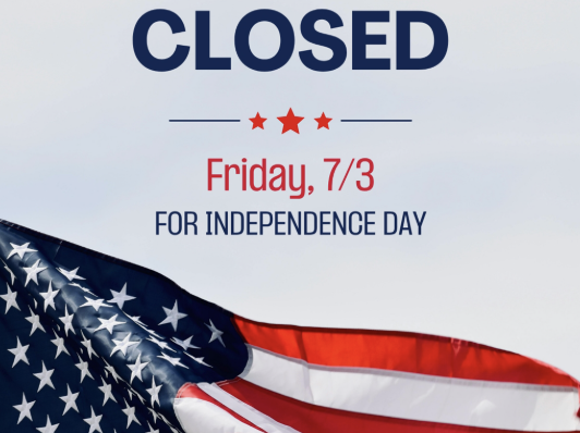Closed for Independence Day