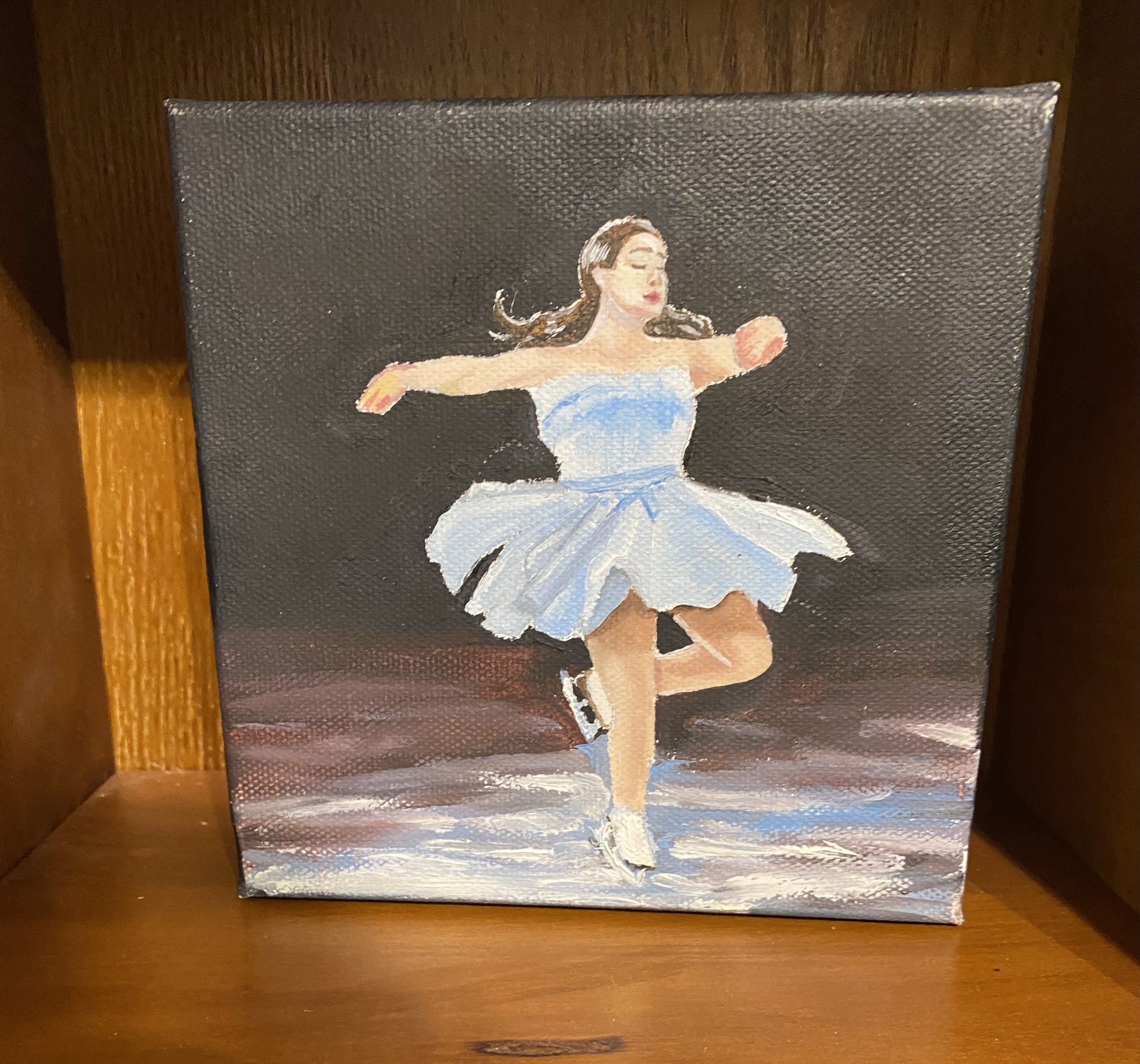 Ice Skater Painting