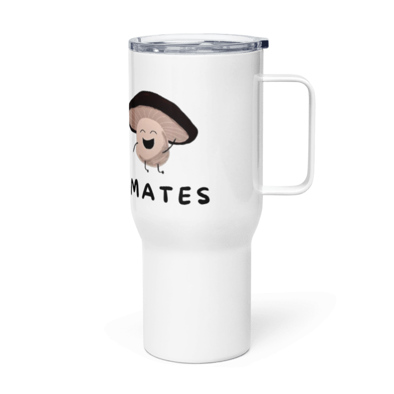 insulated travel mug with handle stainless steel design