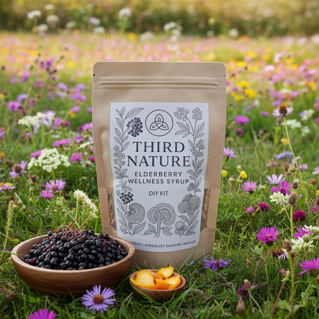 DIY make your own Elderberry Syrup Kit for wellness