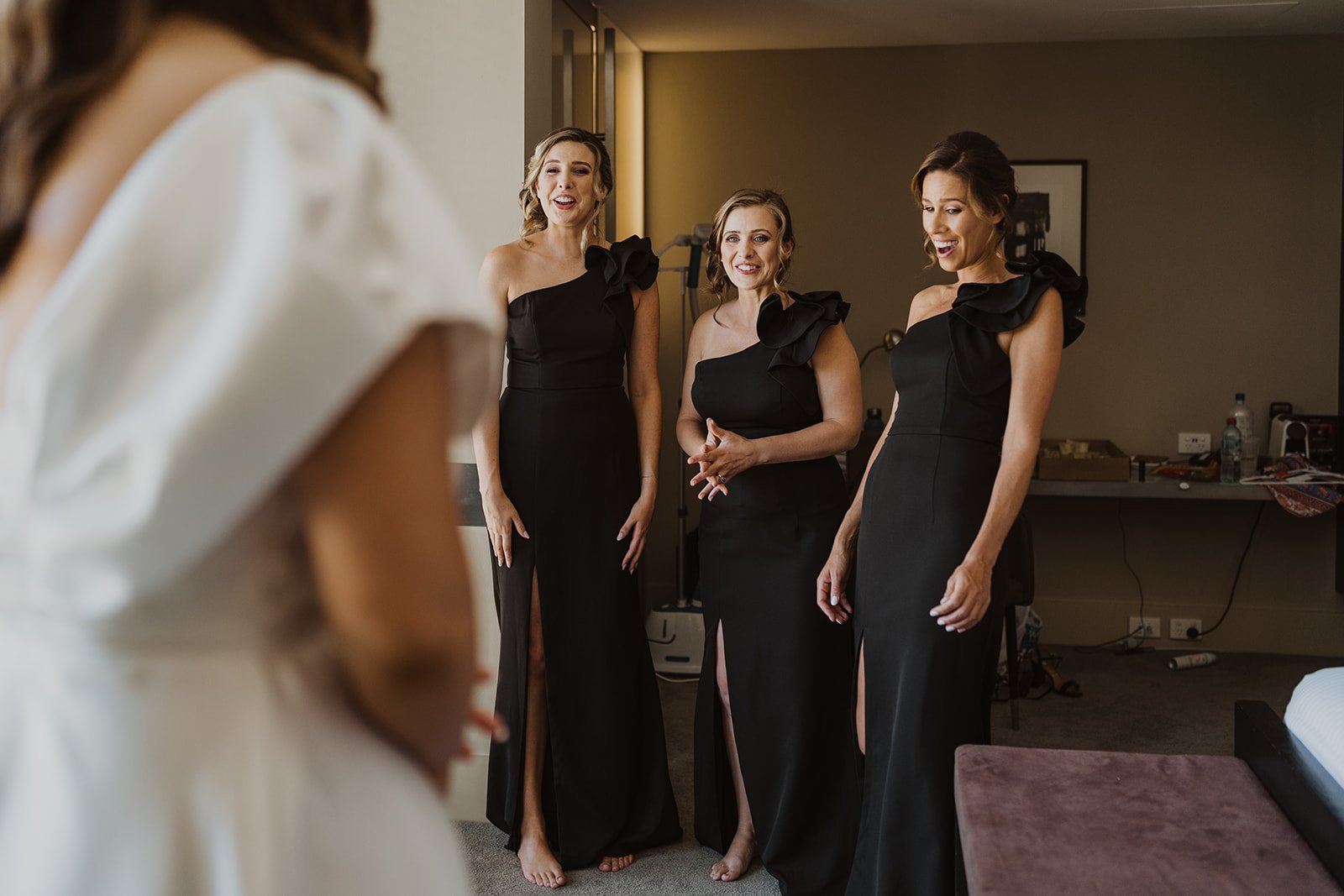 kyha wedding dress revel black bridesmaid dresses werribee mansion
georgia verrells photography
confetti society