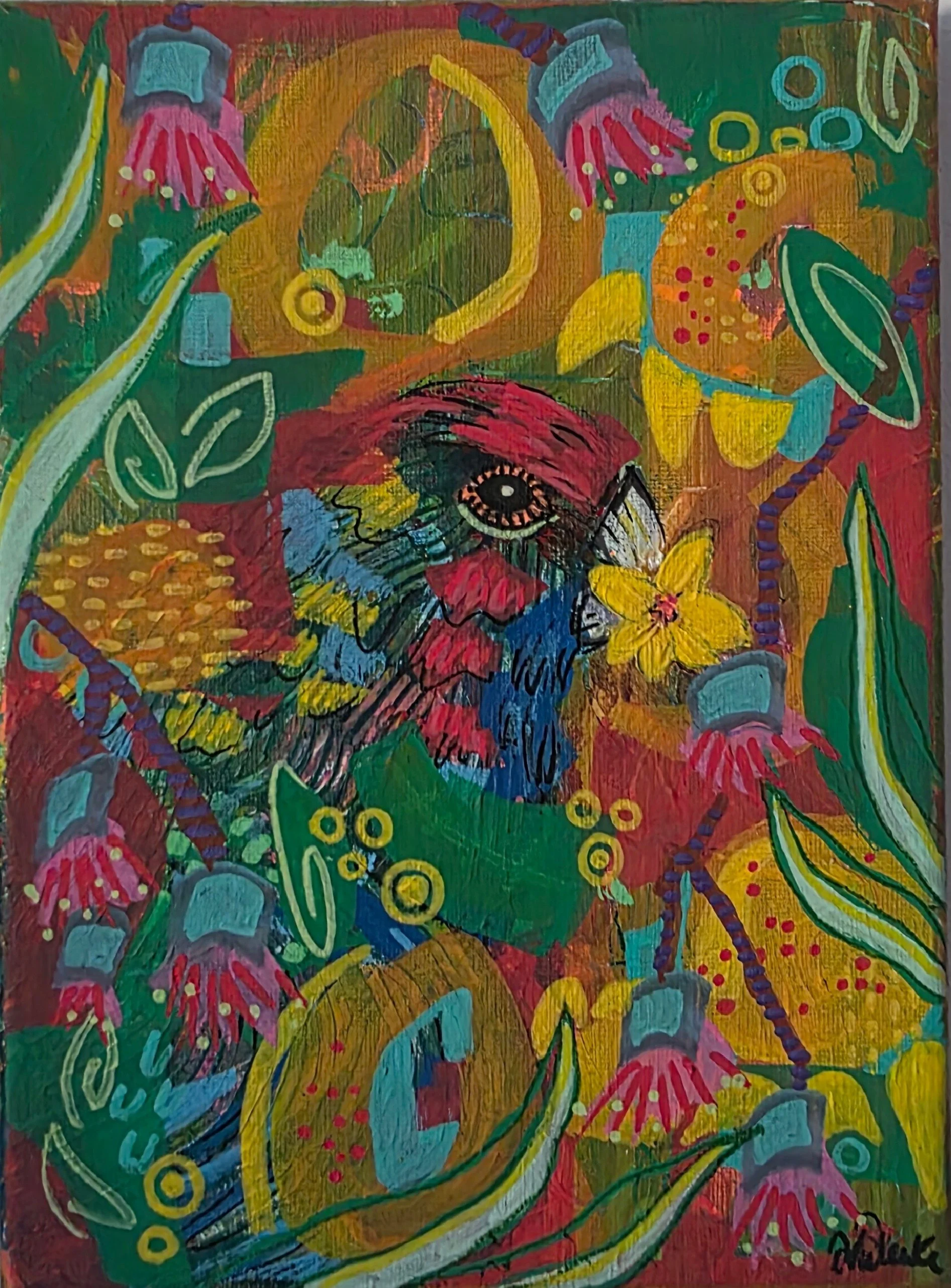 Blossom Bird | Acrylic on canvas