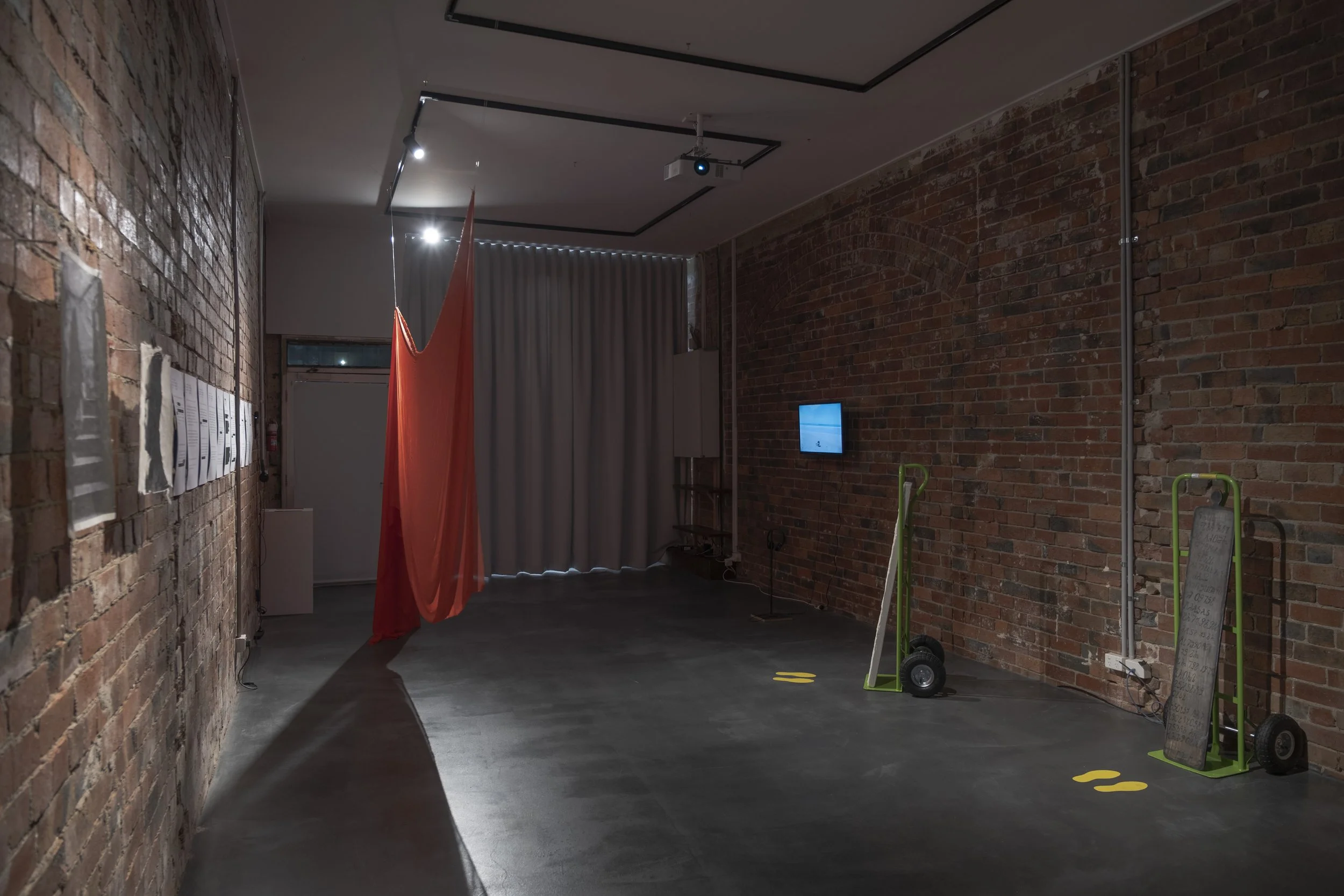Un-redact Strangers' Stories installation view. Image Credit: Safak Gurboga, 2026