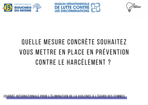 Journée Internationale de Lutte Contre les Violences Faites aux Femmes