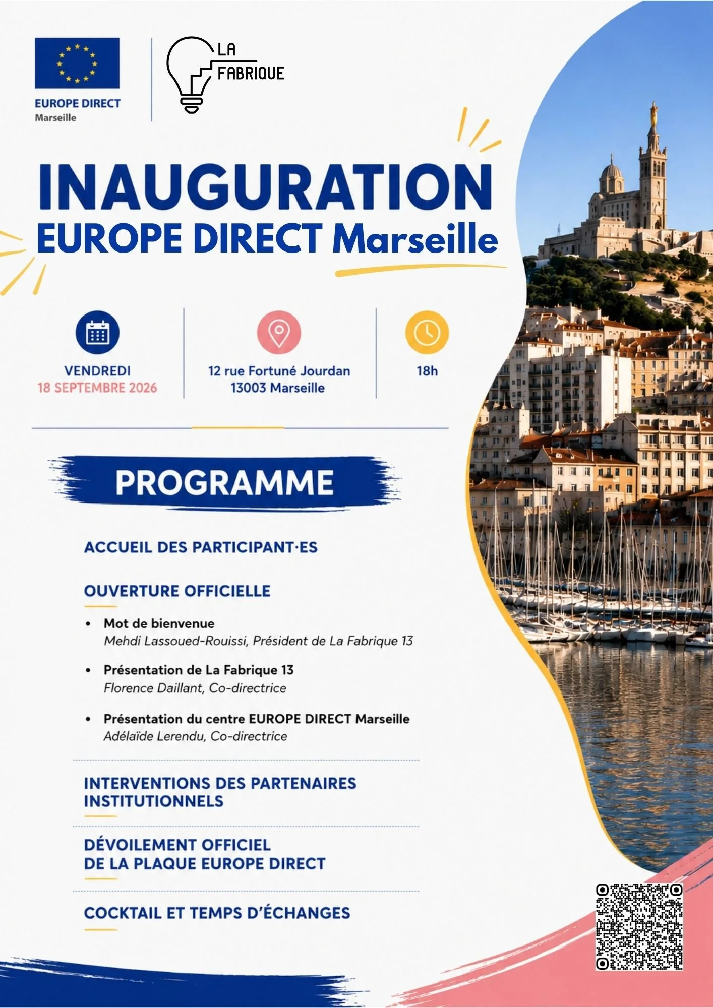 Le centre EUROPE DIRECT Marseille a été inauguré à la Belle de Mai