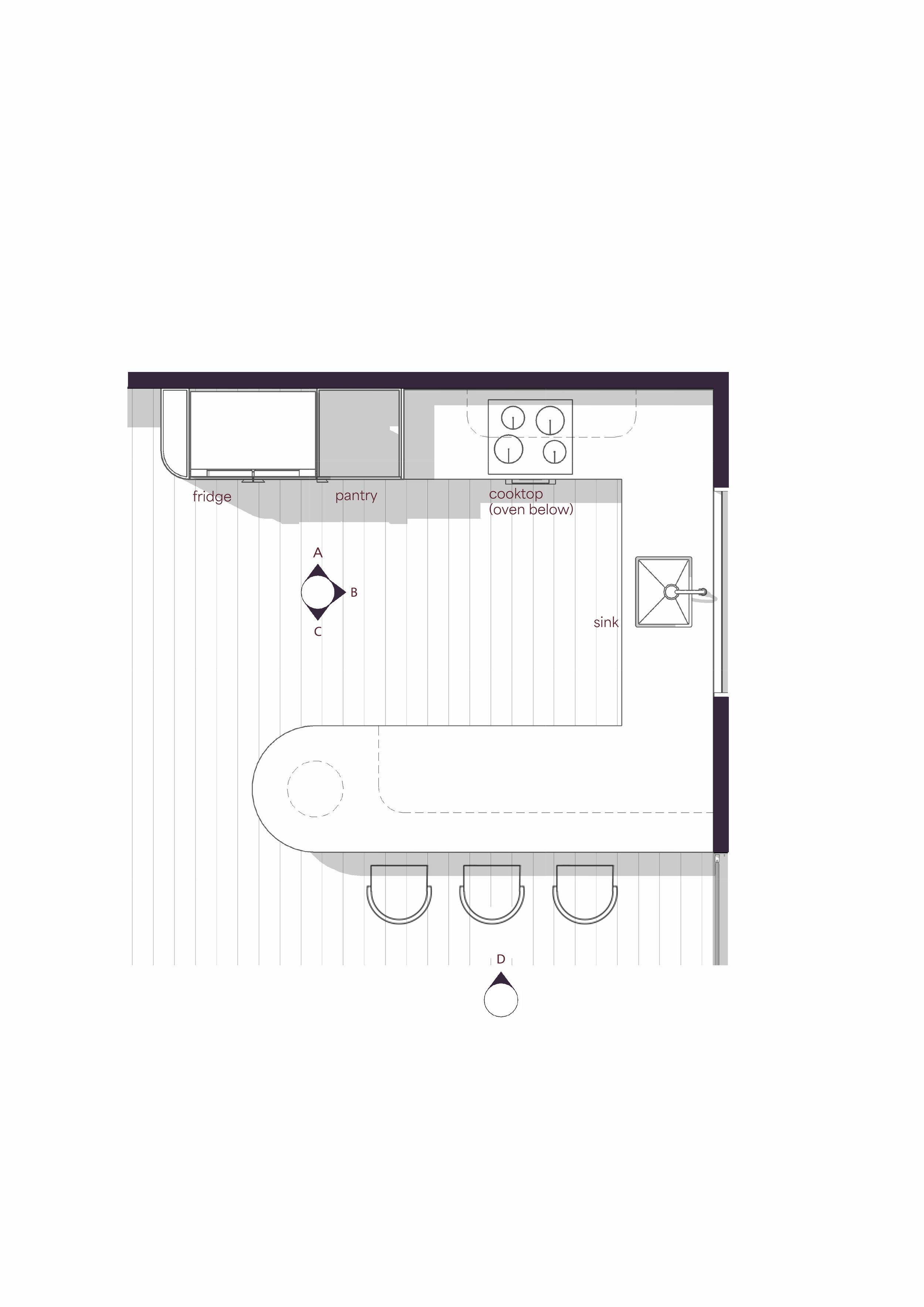 'Calm Retreat' U-Shaped Kitchen 1