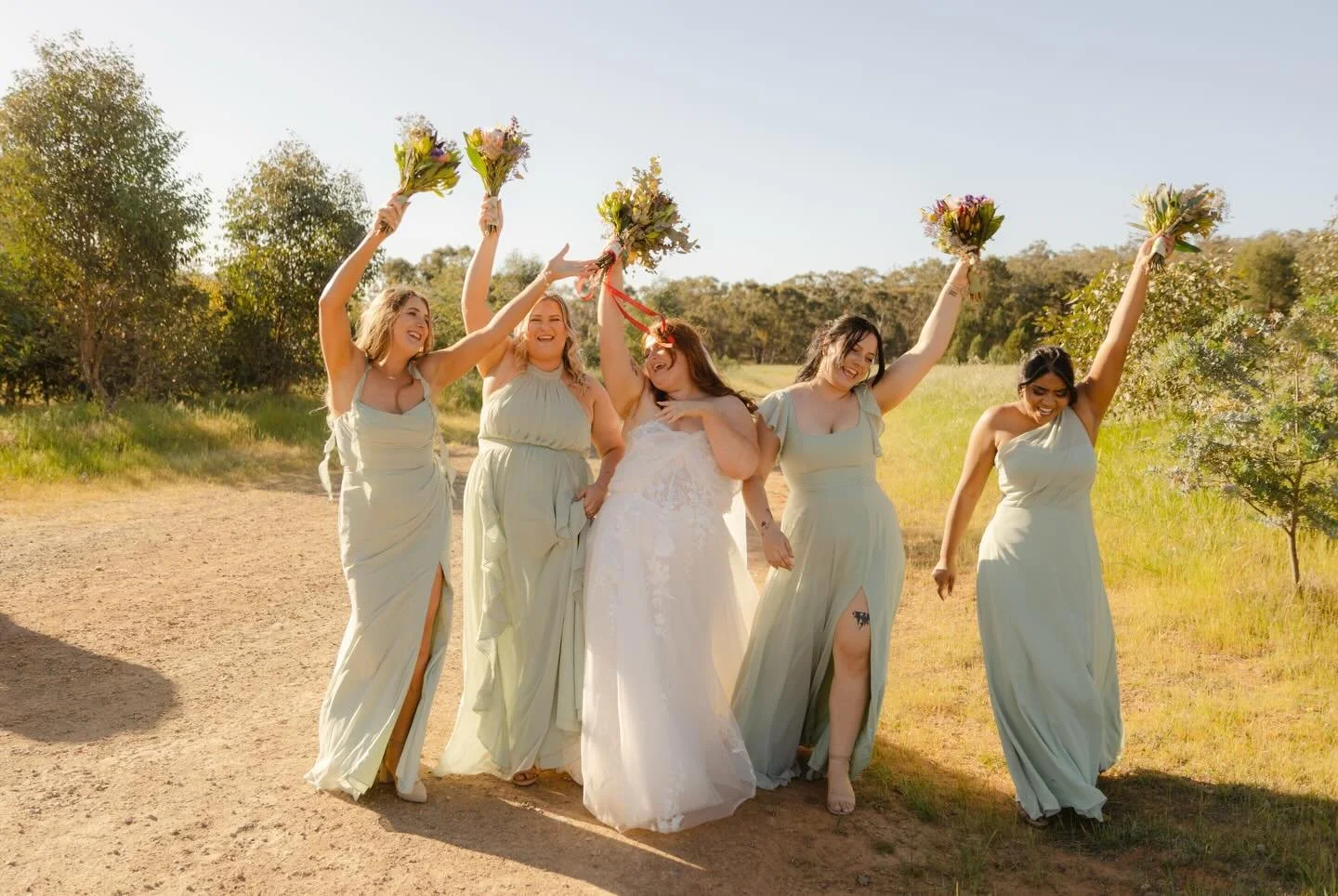 Dancing and singing is strongly encouraged with your bridesmaids 💕