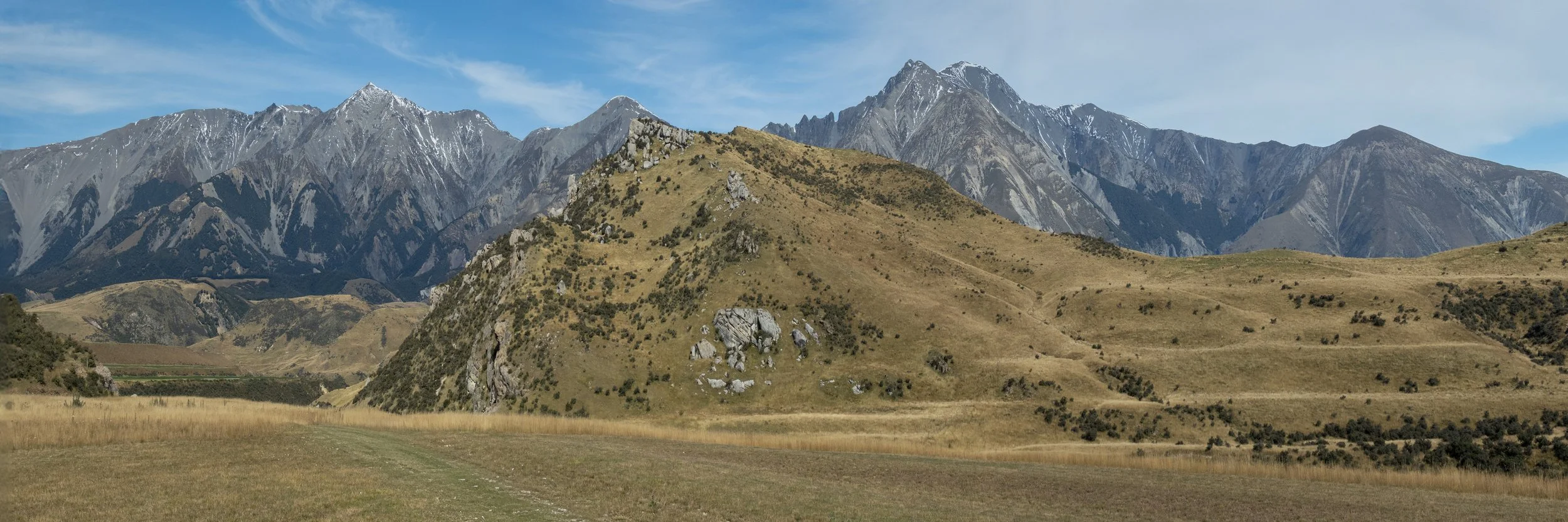 Torlesse Range from Highway 73, New Zealand #1