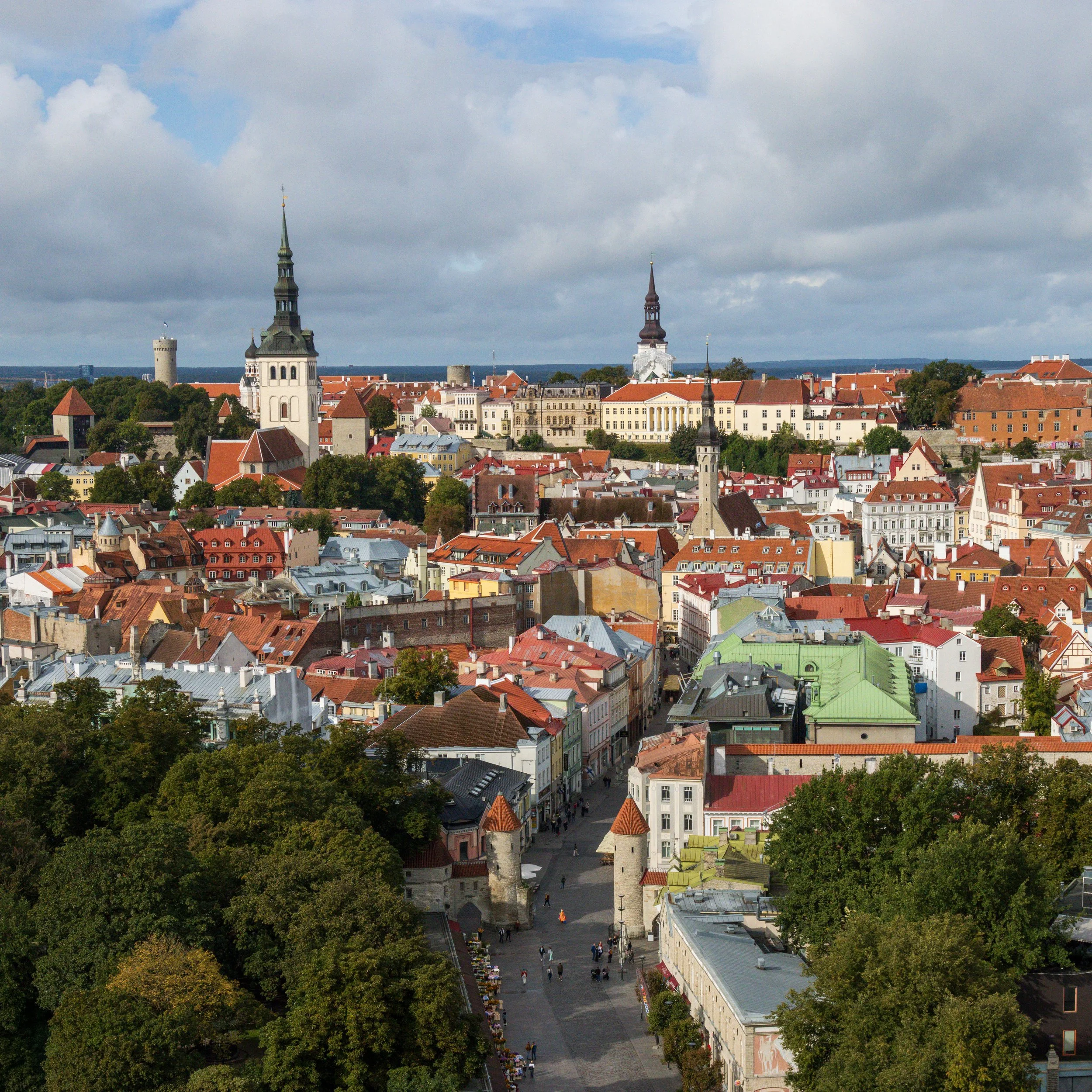 Tallinn Old Town from Hotel Viru #2