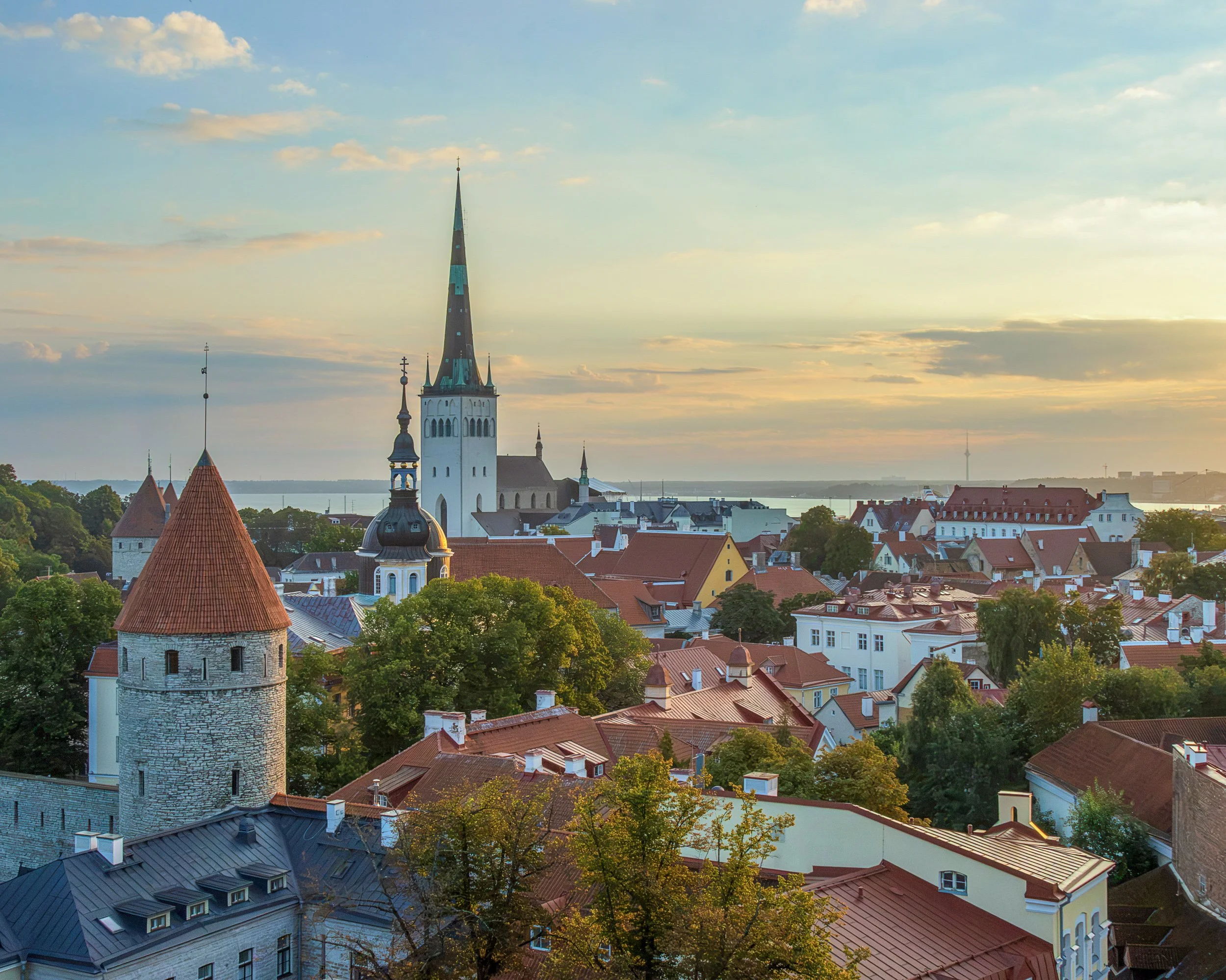 Tallinn Old Town from Patkuli Viewing Platform