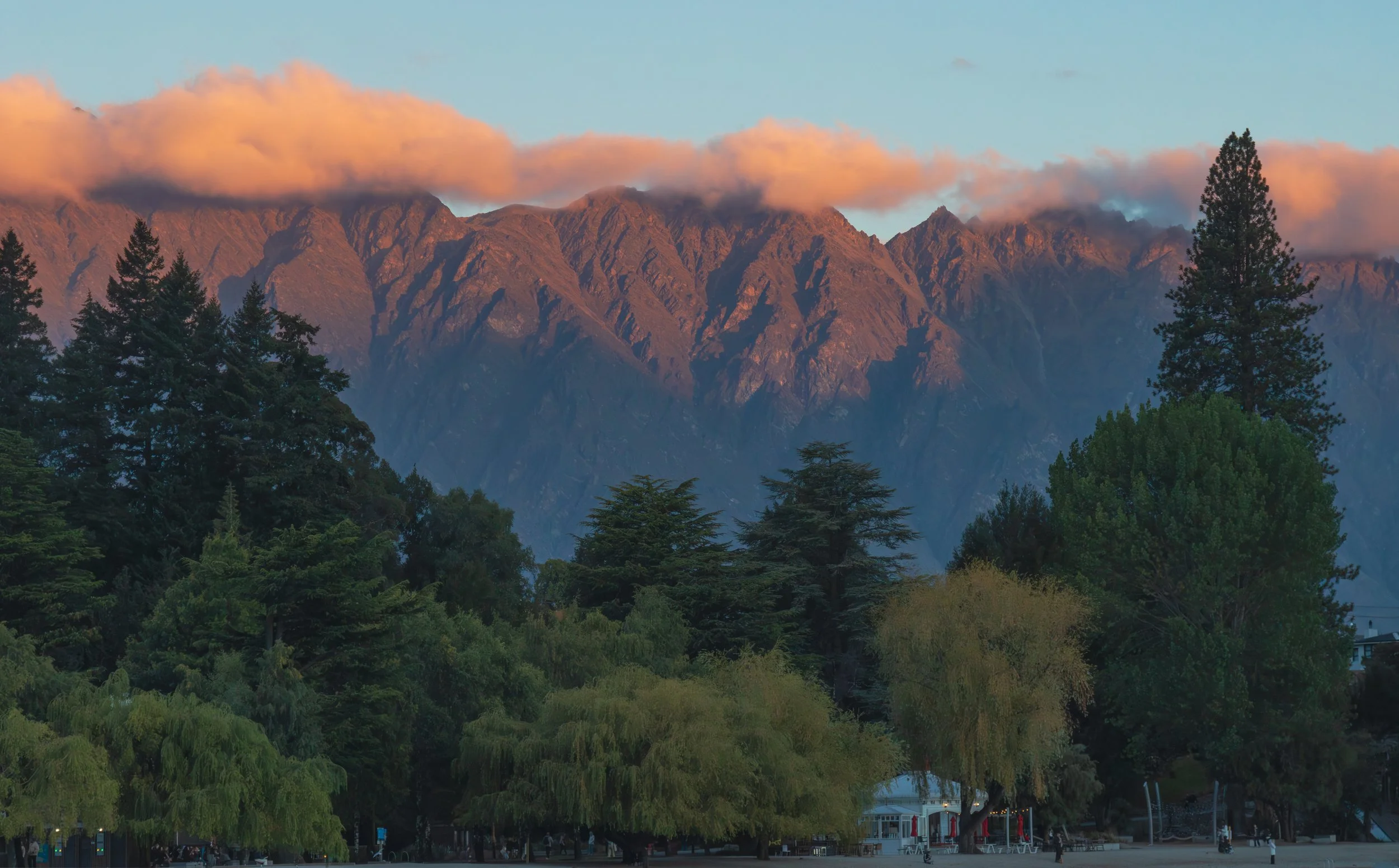 Remarkables Sunset, Queenstown, New Zealand