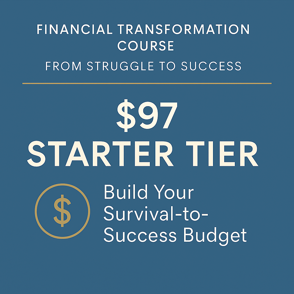 Financial Transformation Course — Core Program - TIER 2 - STARTER TIER