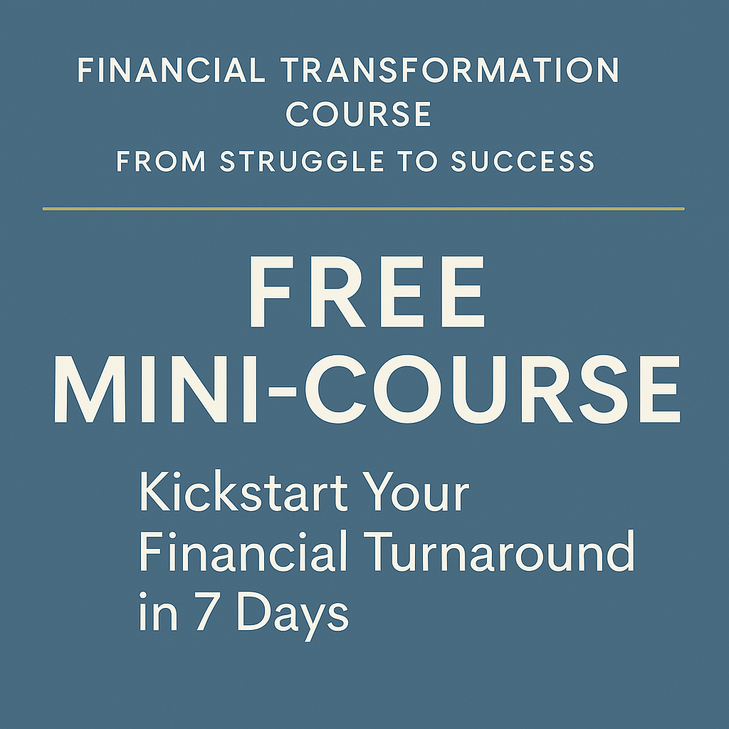 Kickstart Your Financial Turnaround in 7 Days - TIER 1 - FREE MINI-COURSE