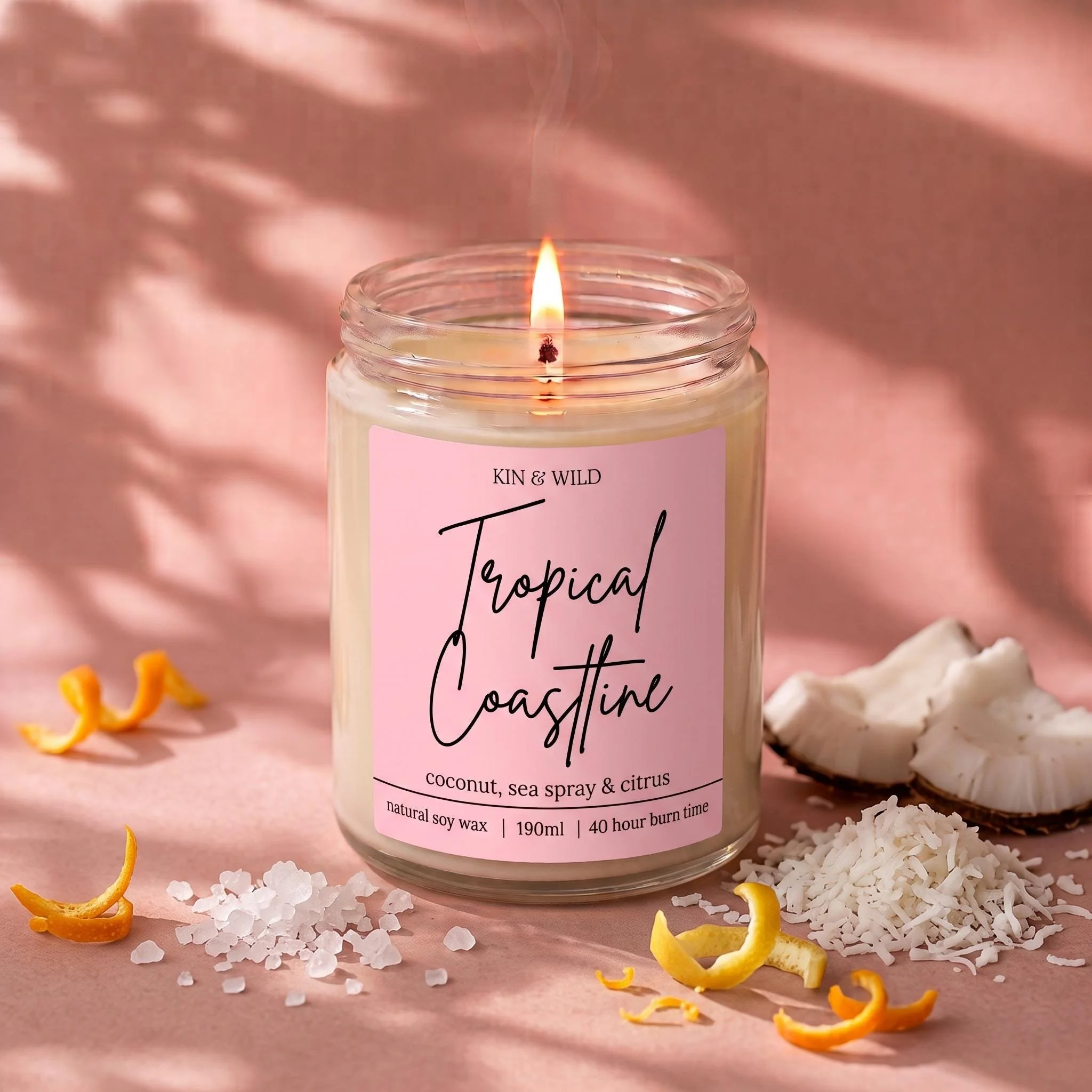 Tropical Coastline Soy Wax Candle