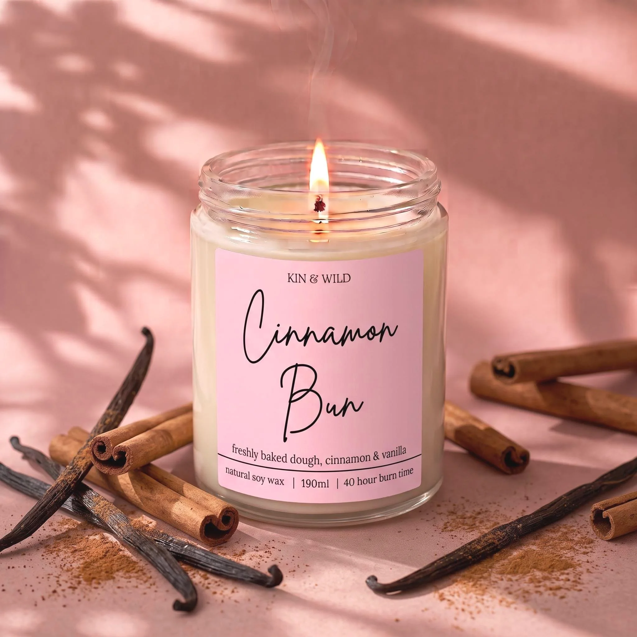 Cinnamon Bun Soy Wax Candle