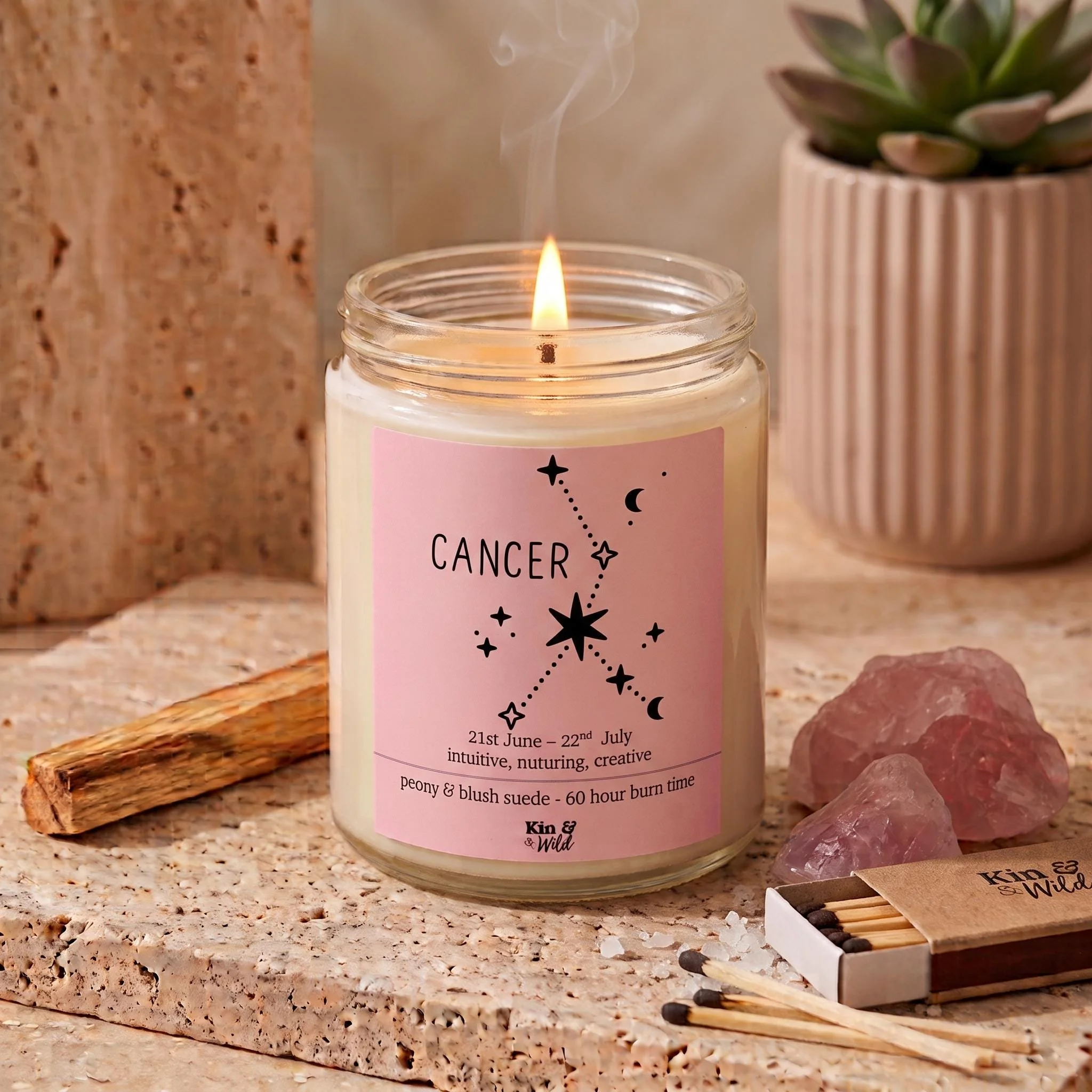 Cancer Soy Wax Candle