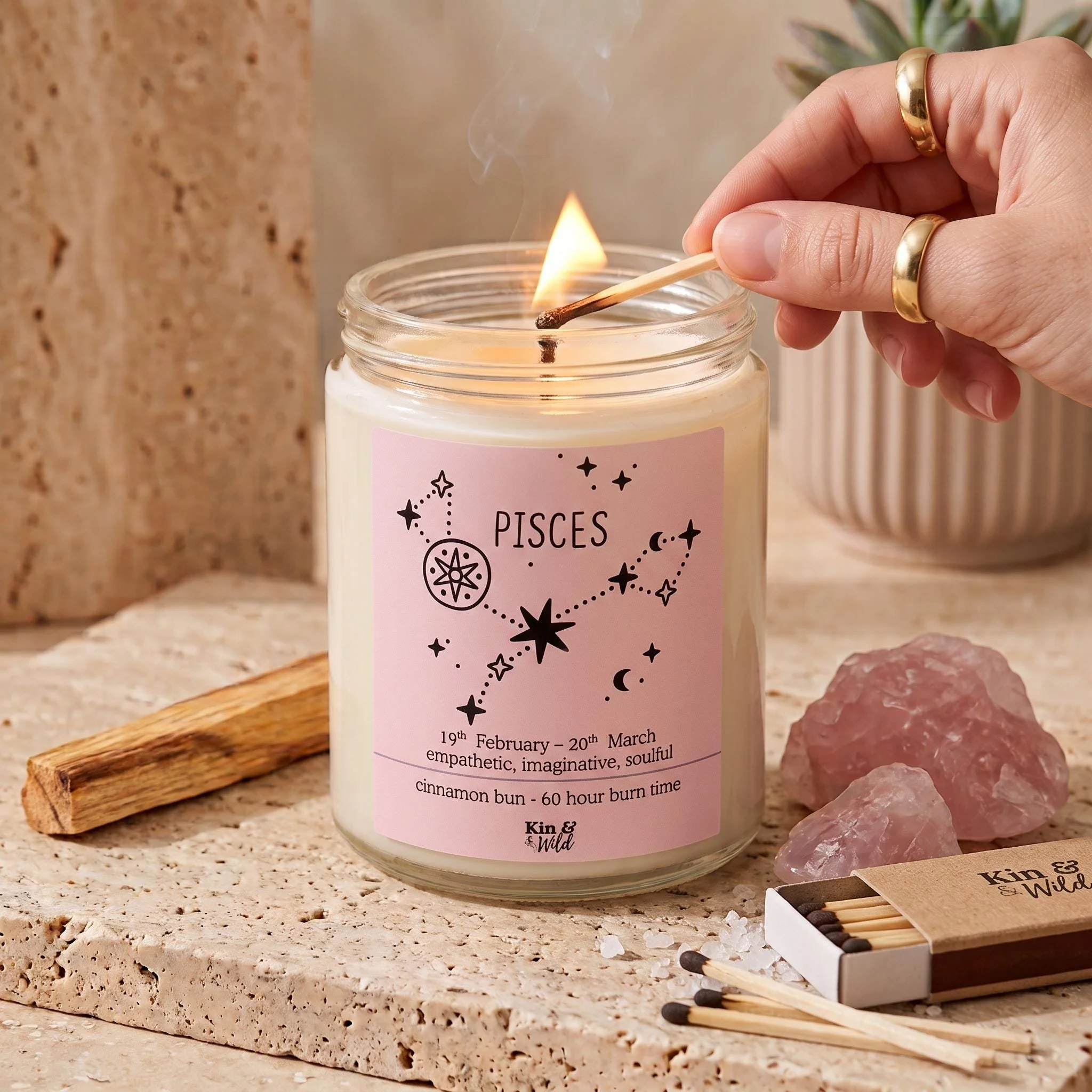 Pisces Soy Wax Candle