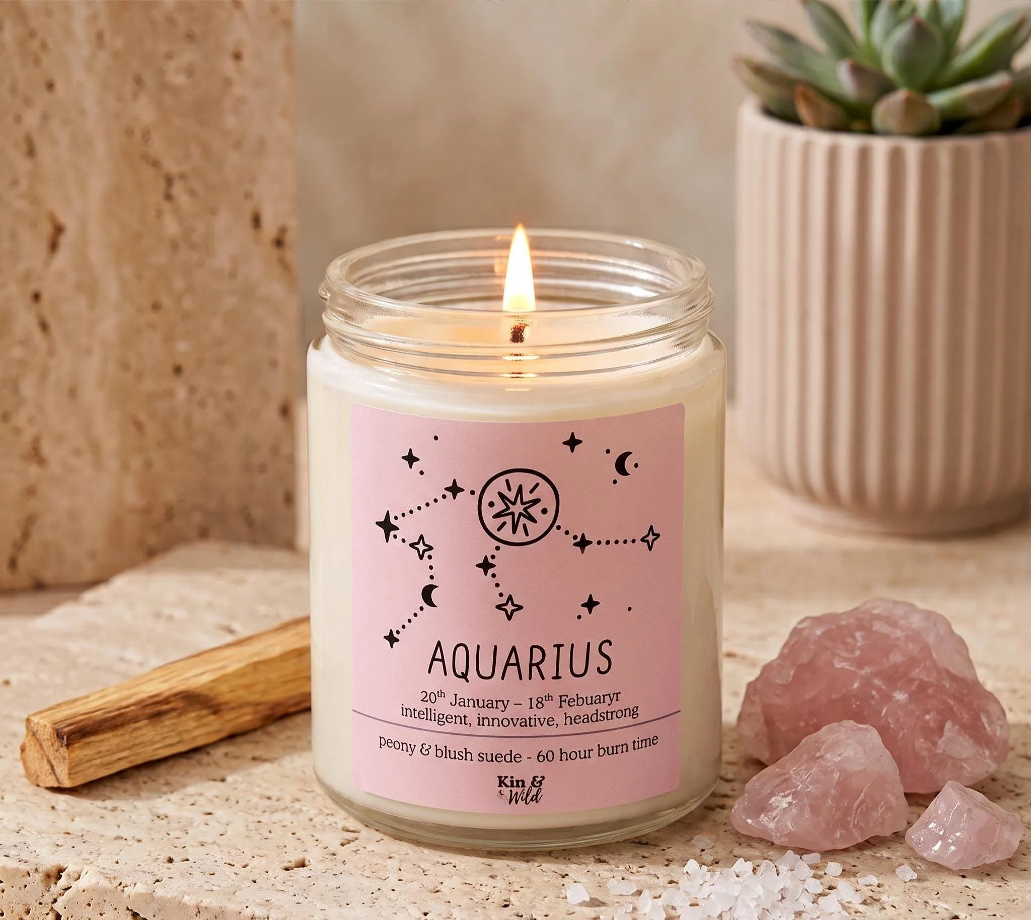 Aquarius Soy Wax Candle