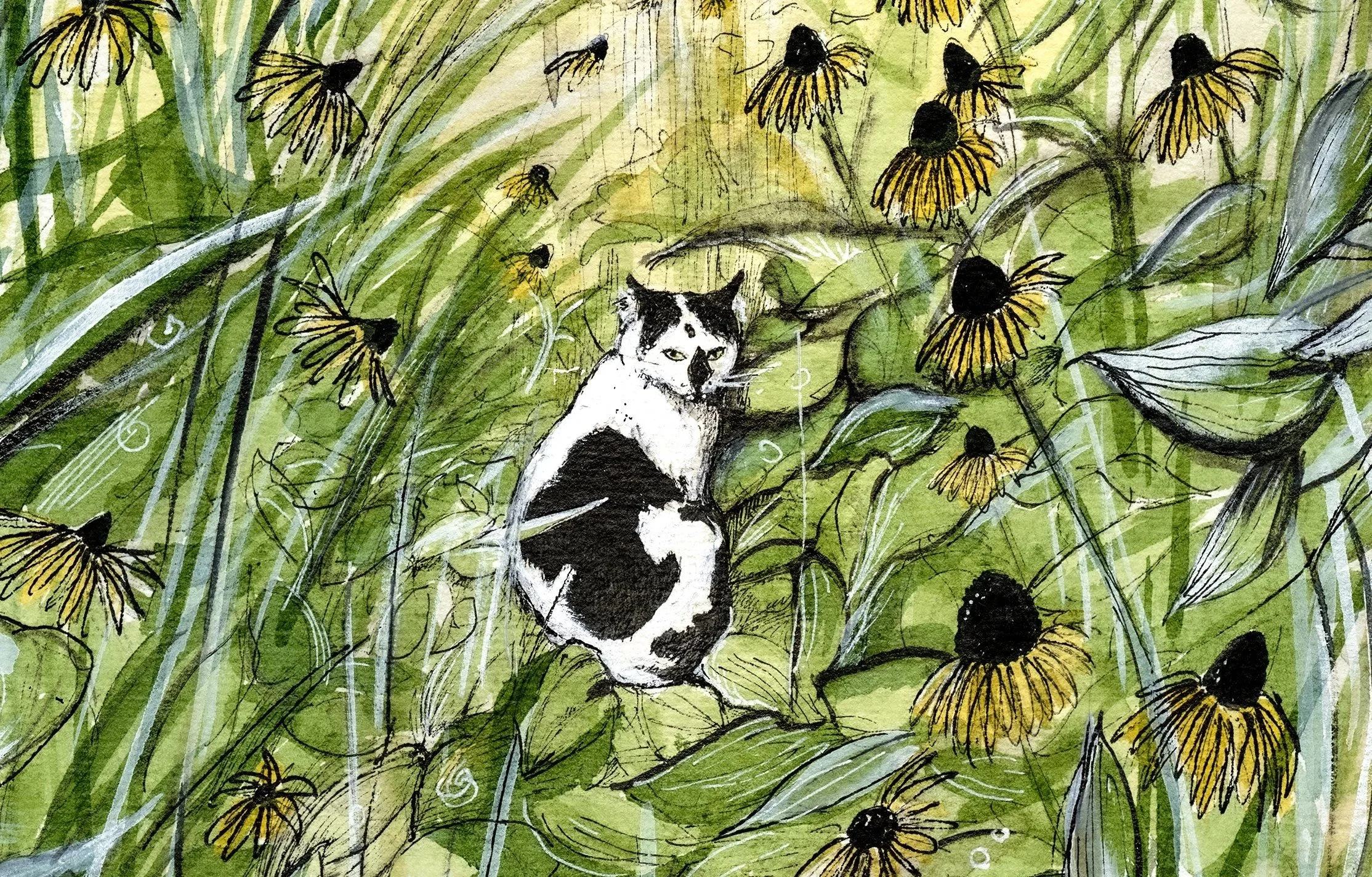 'If You're Sad, Draw Cats'