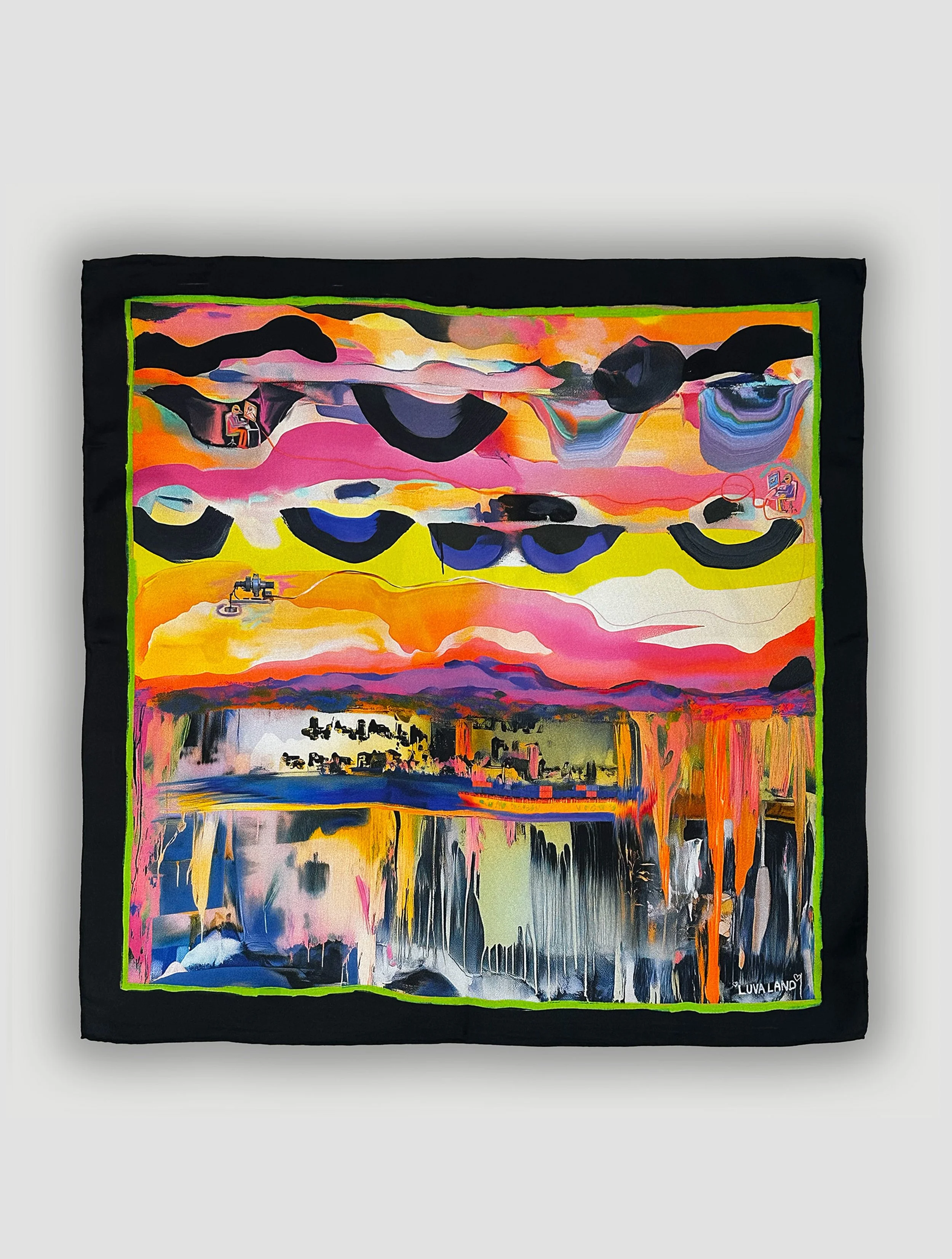 Process & Production silk scarf