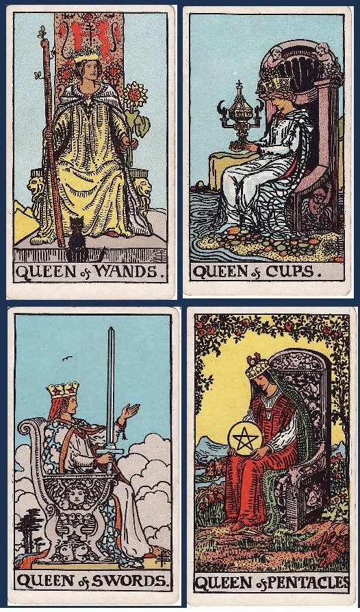 The Queens: Modern RWS Tarot Card Meanings