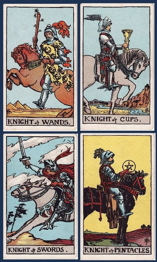 The Knights: Modern RWS Tarot Card Meanings