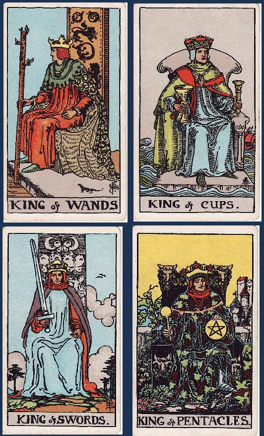 The Kings: Modern RWS Tarot Card Meanings